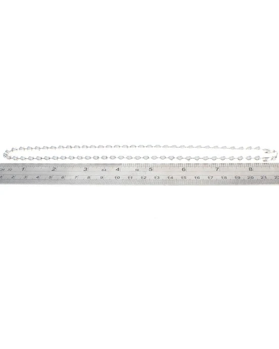 Sterling Silver Ball Necklace - Image 3