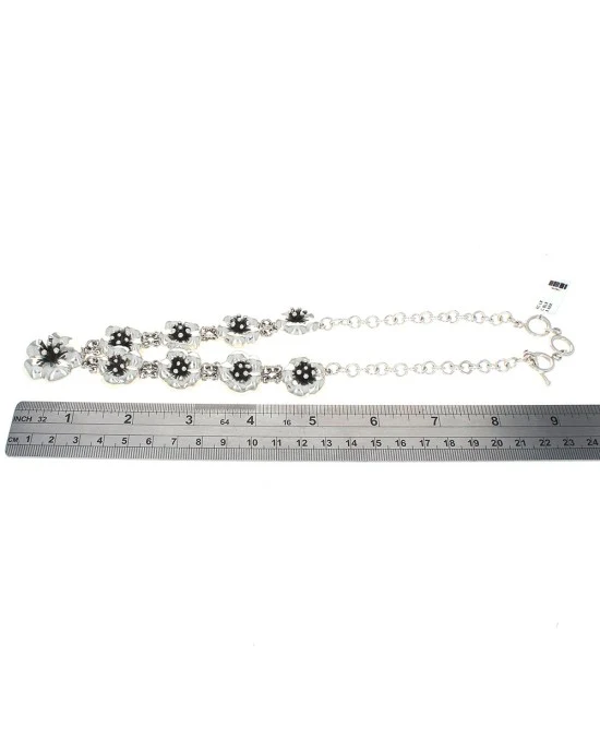 Sterling Silver Flowers Necklace - Image 4