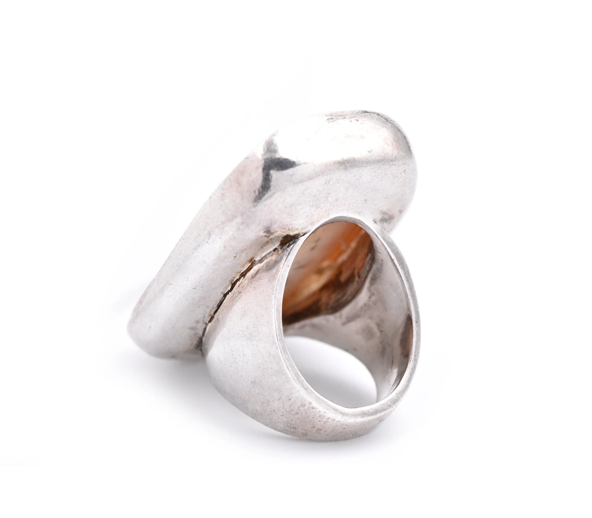 Sterling Silver Vintage MahJong Ring - Image 4