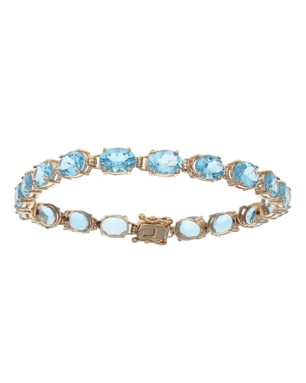 Swiss Blue Topaz Inline Bracelet - Image 2