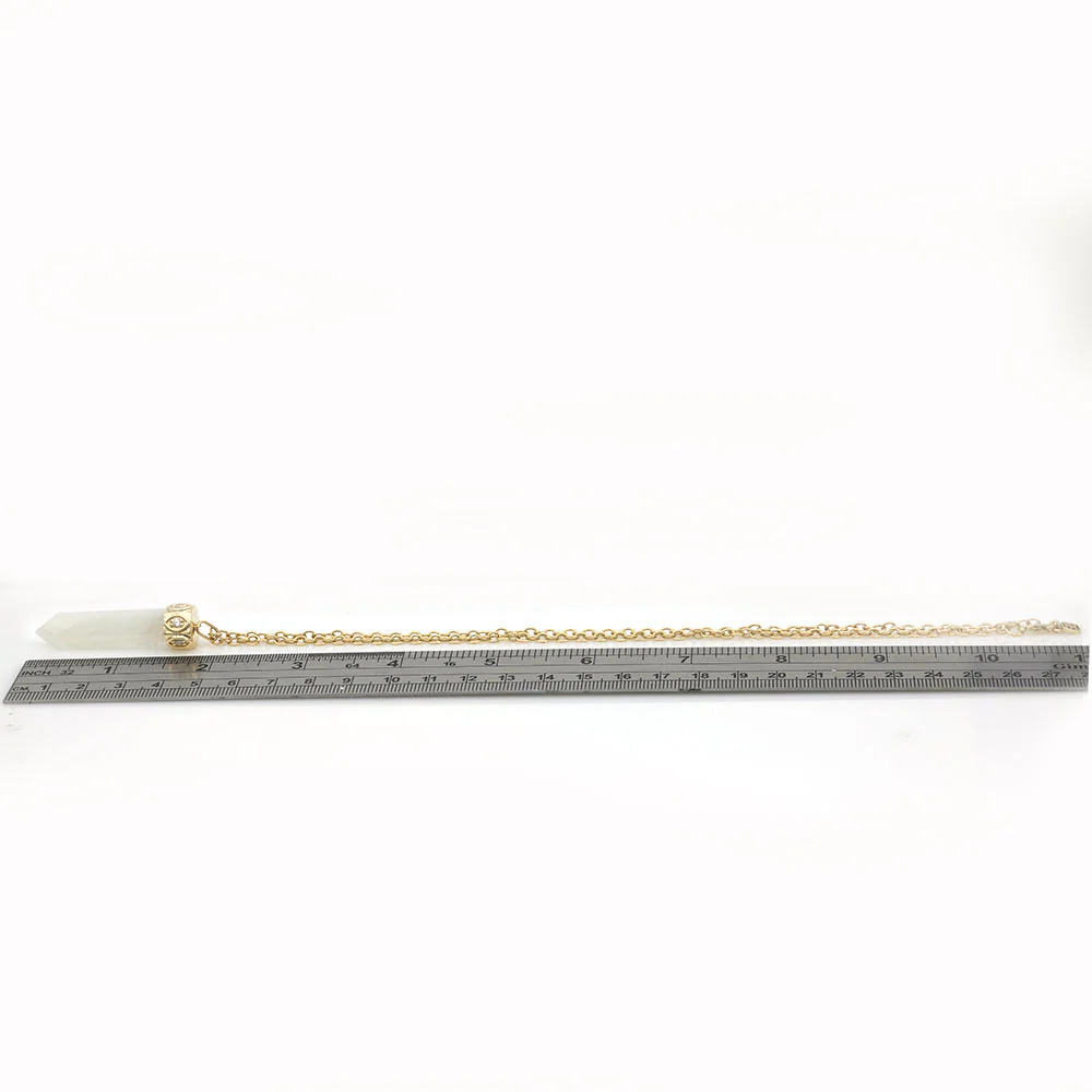Sydney Evan Carved Rainbow Moonstone and Diamond Capped Amulet - Image 3
