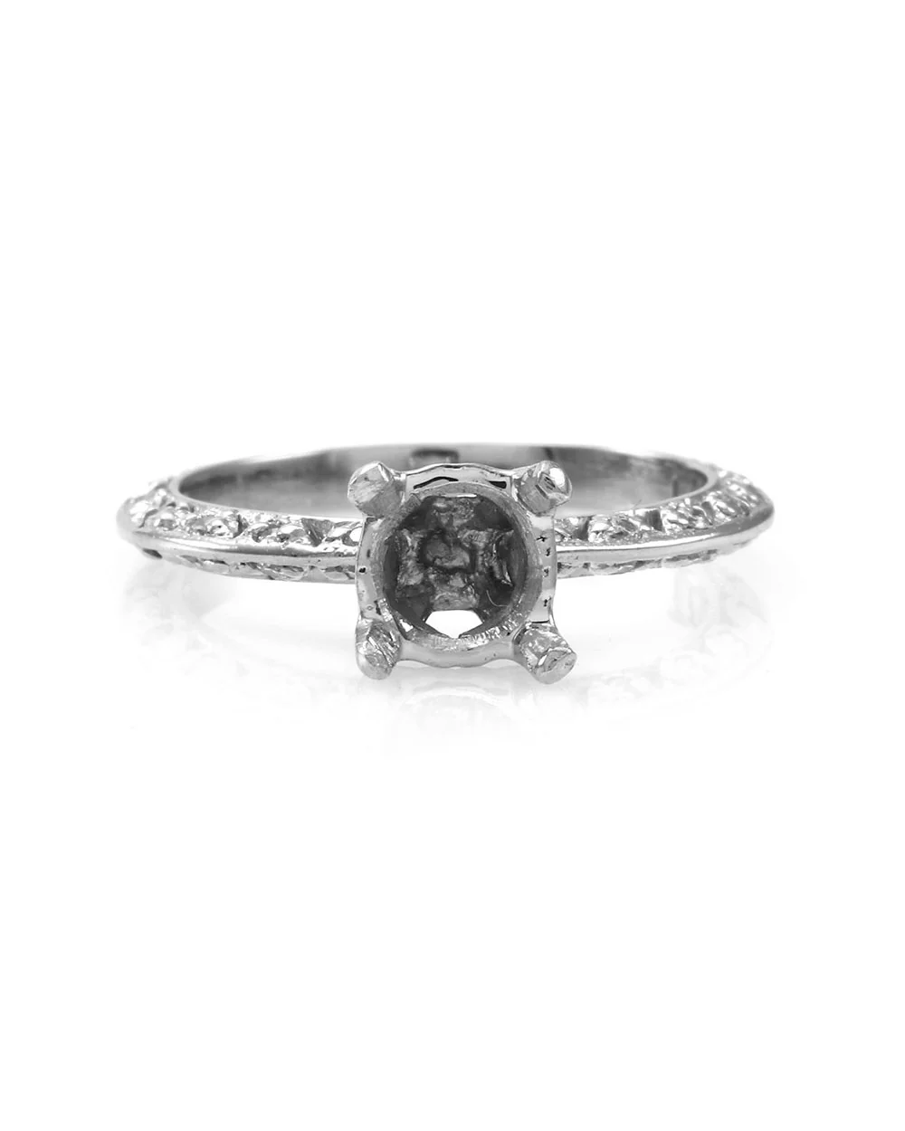 Tacori Diamond Engagement Ring Mounting in Platinum - Image 2