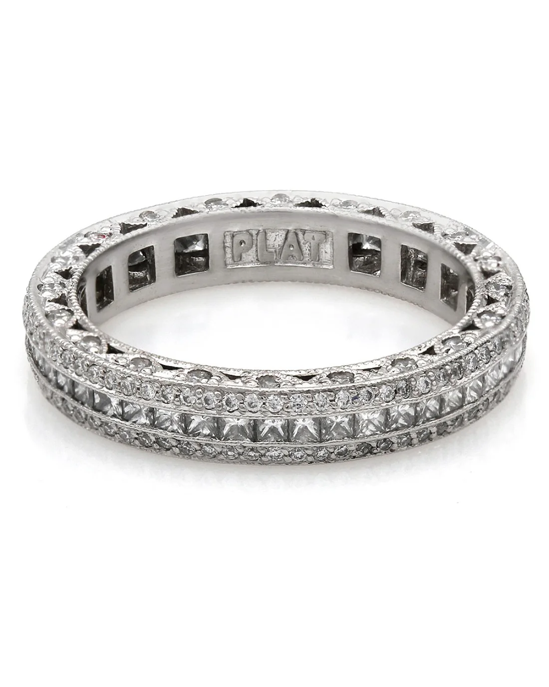 Tacori Diamond Eternity Band in Platinum - Image 2