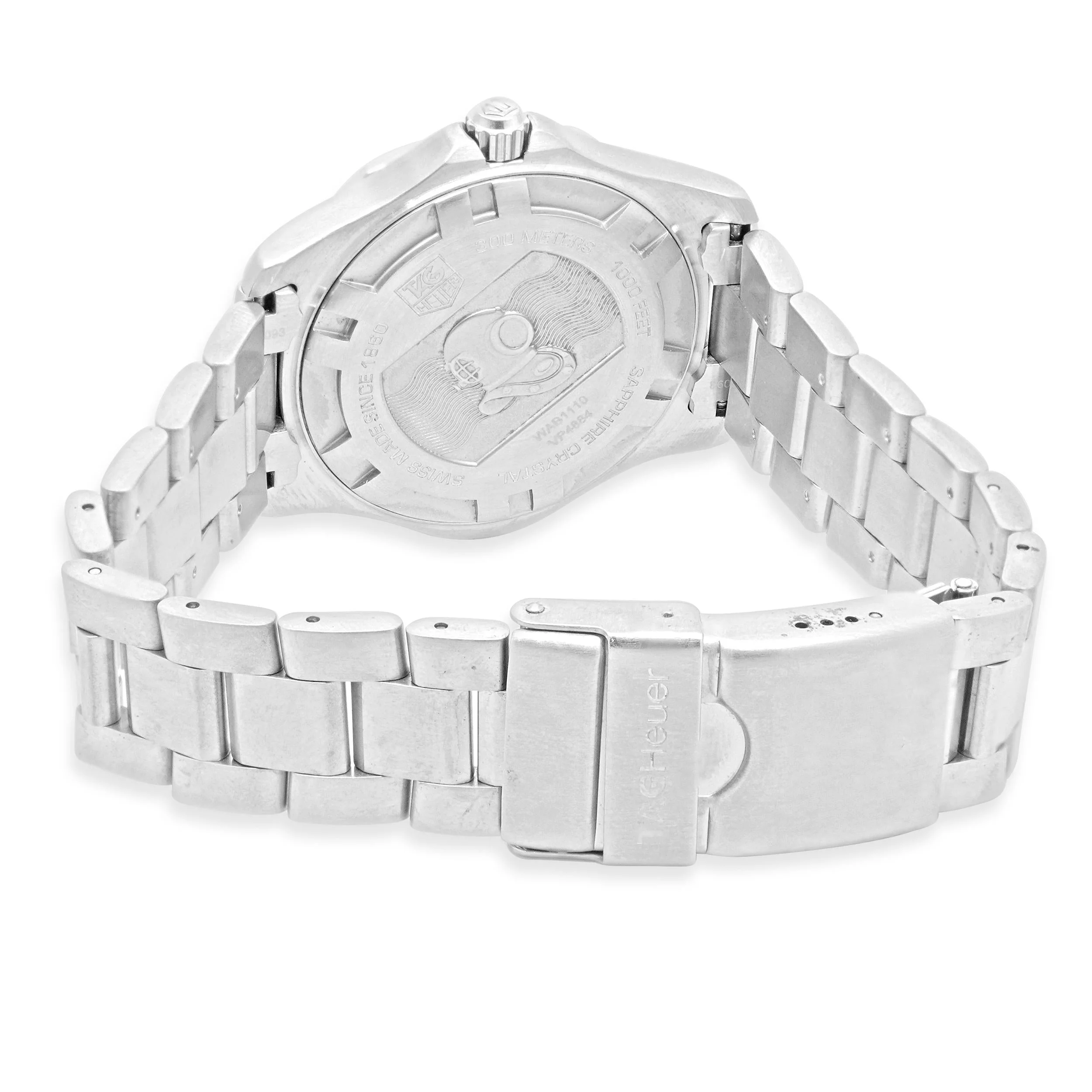 Tag Heuer Stainless Steel Aqua Racer 38.5mm - Image 3