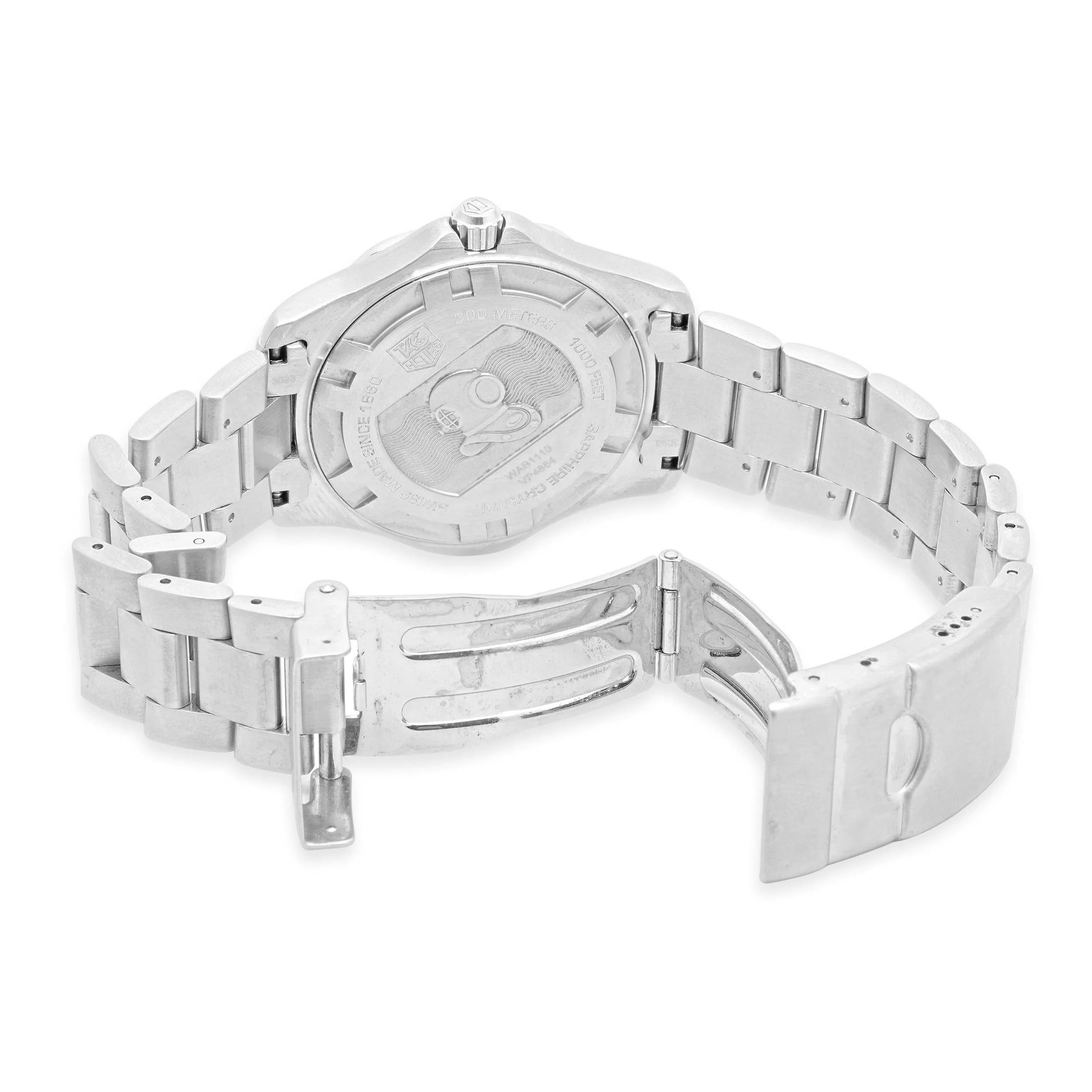 Tag Heuer Stainless Steel Aqua Racer 38.5mm - Image 4