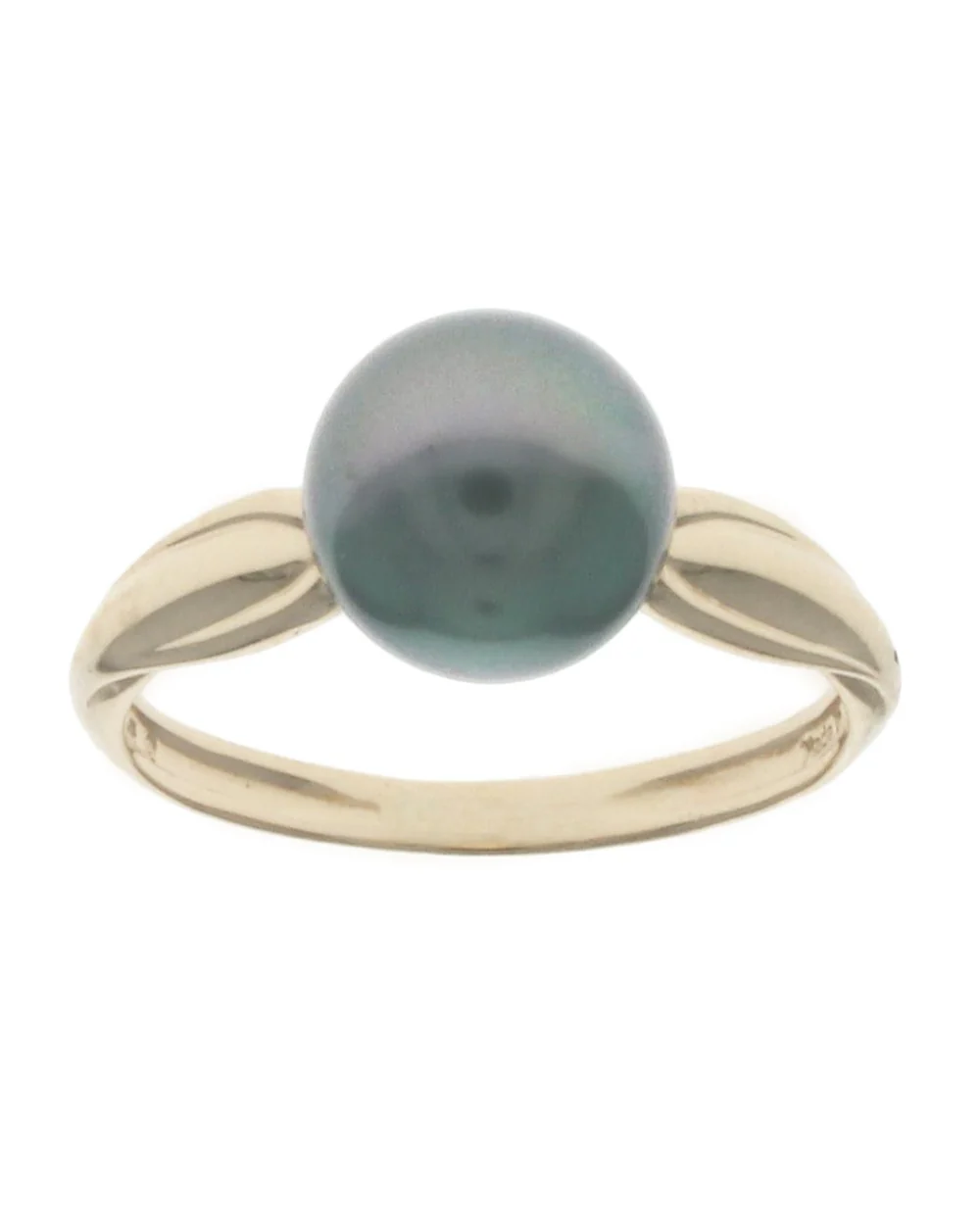 Tahitian Black Pearl Solitaire Ring - Image 2