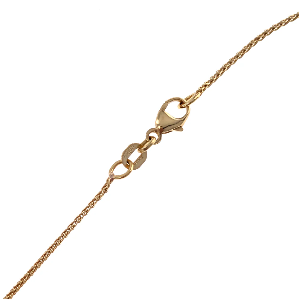 Tahitian Pearl Drop Necklace in Yellow Gold - Image 2
