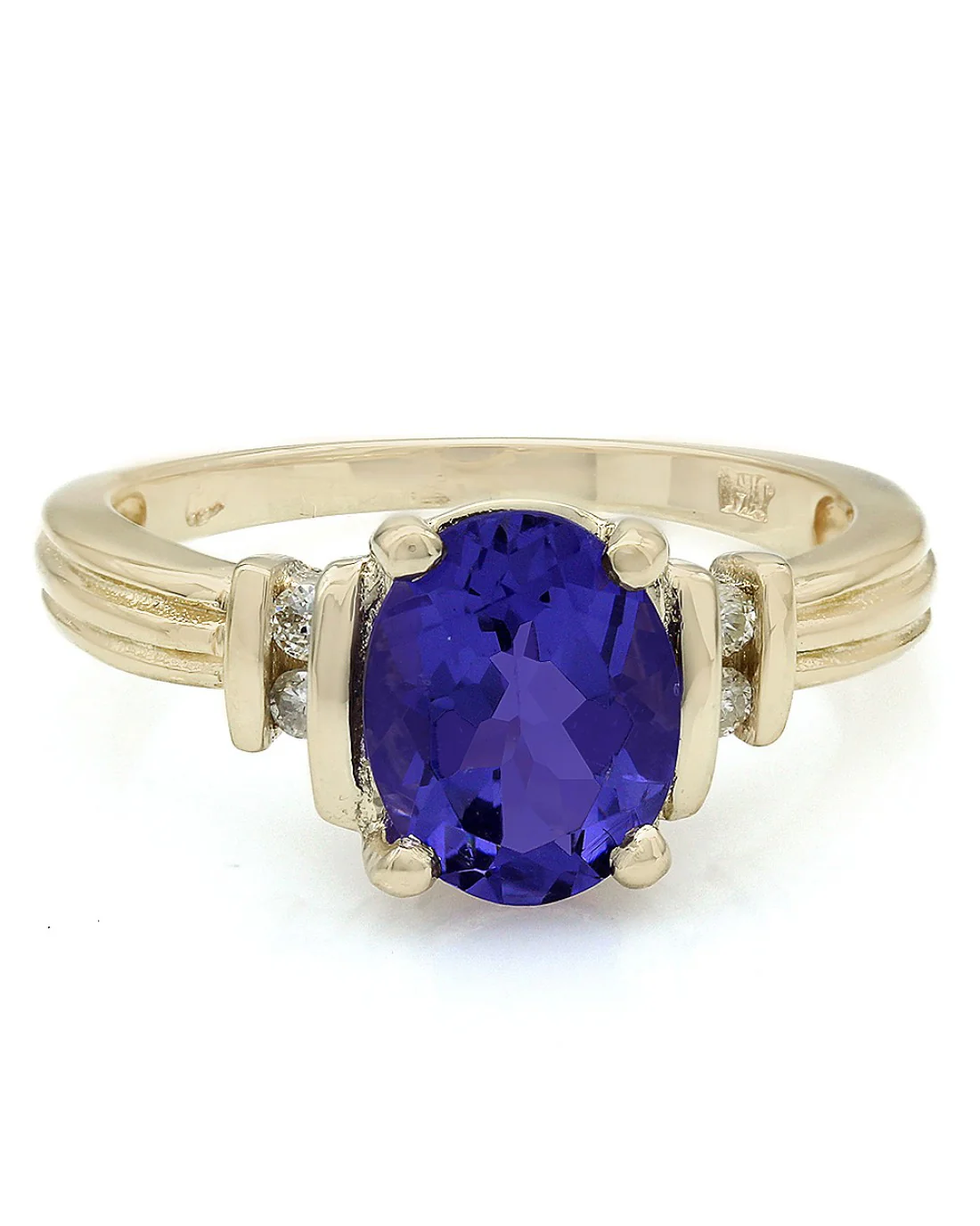 Tanzanite and Diamond Accent Ring - Image 2