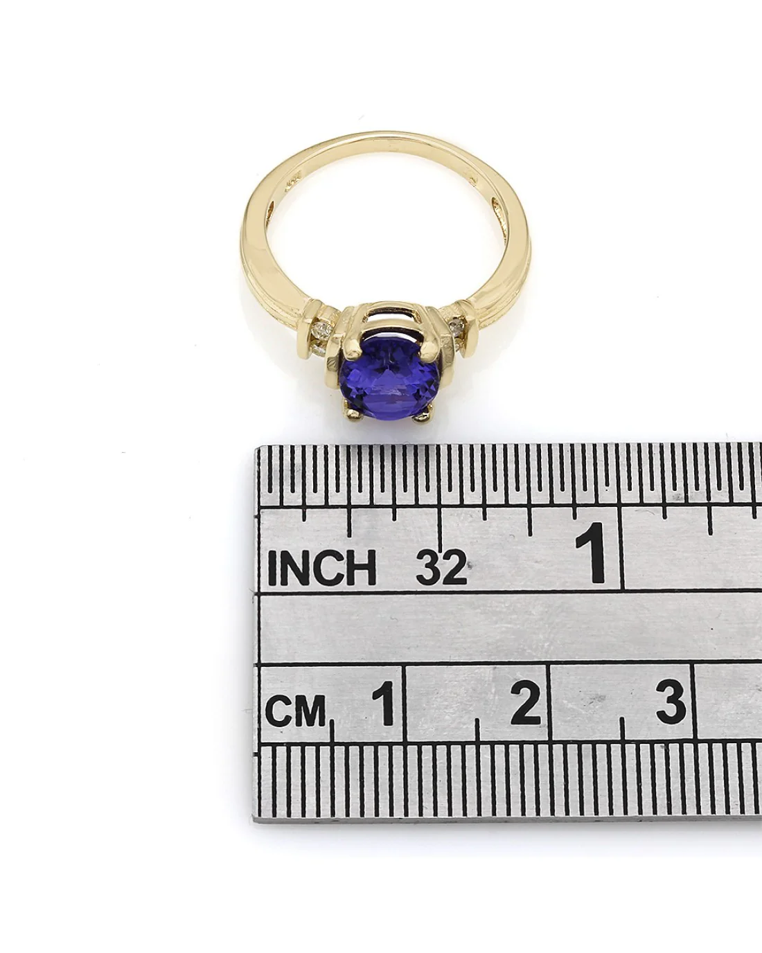 Tanzanite and Diamond Accent Ring - Image 3