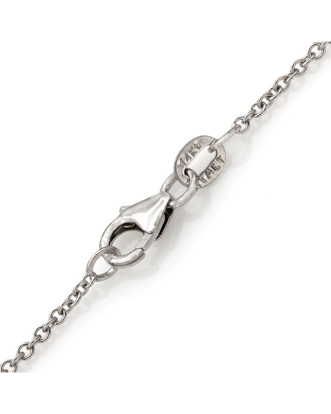 Tanzanite and Diamond Halo Drop Necklace - Image 2