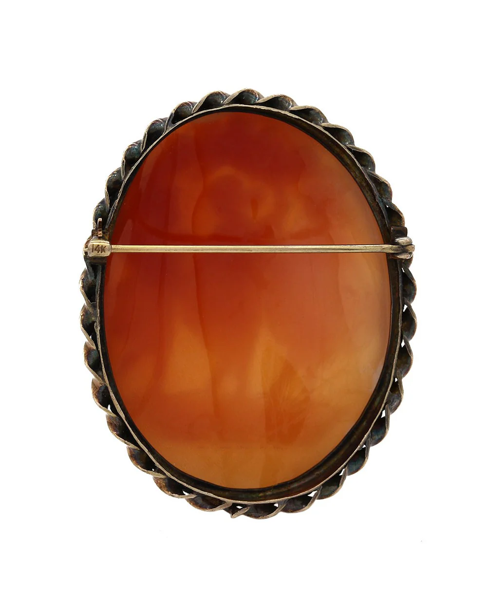 Three Graces Cameo Brooch/Pendant in Gold - Image 2