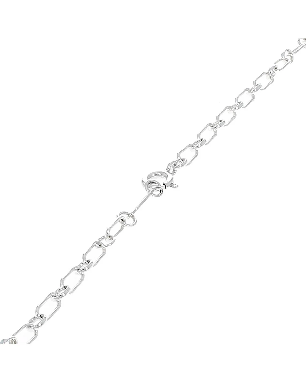 Tiffany 1837 Padlock Watch on Silver Chain Necklace - Image 2