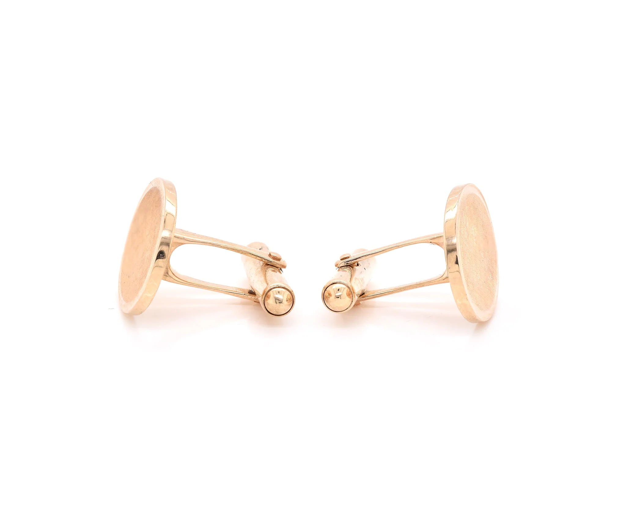 Tiffany & Co. 14 Karat Yellow Gold Monogram Cufflinks - Image 2