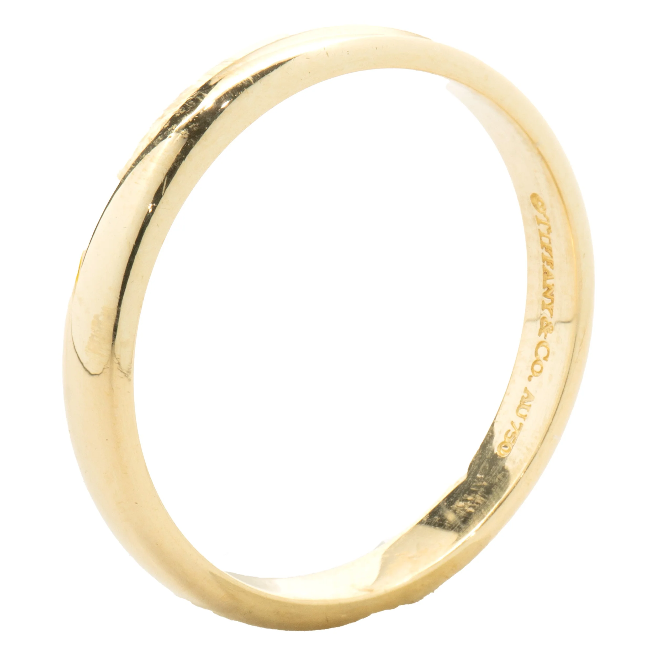 Tiffany & Co. 18 Karat Yellow Gold 3MM Band - Image 2