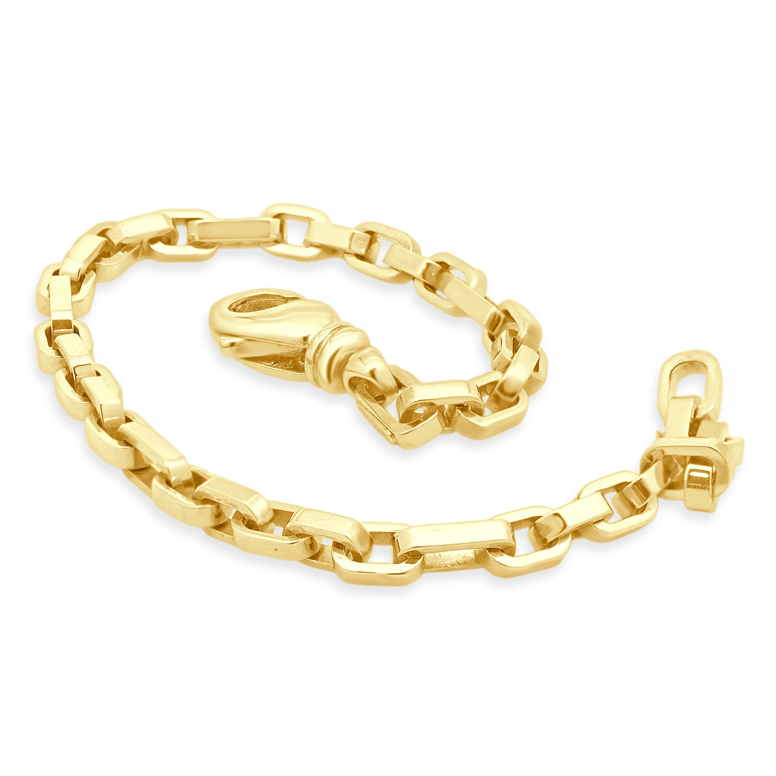 Tiffany & Co. 18 Karat Yellow Gold Flat Oval Link Bracelet 8.0" - Image 4