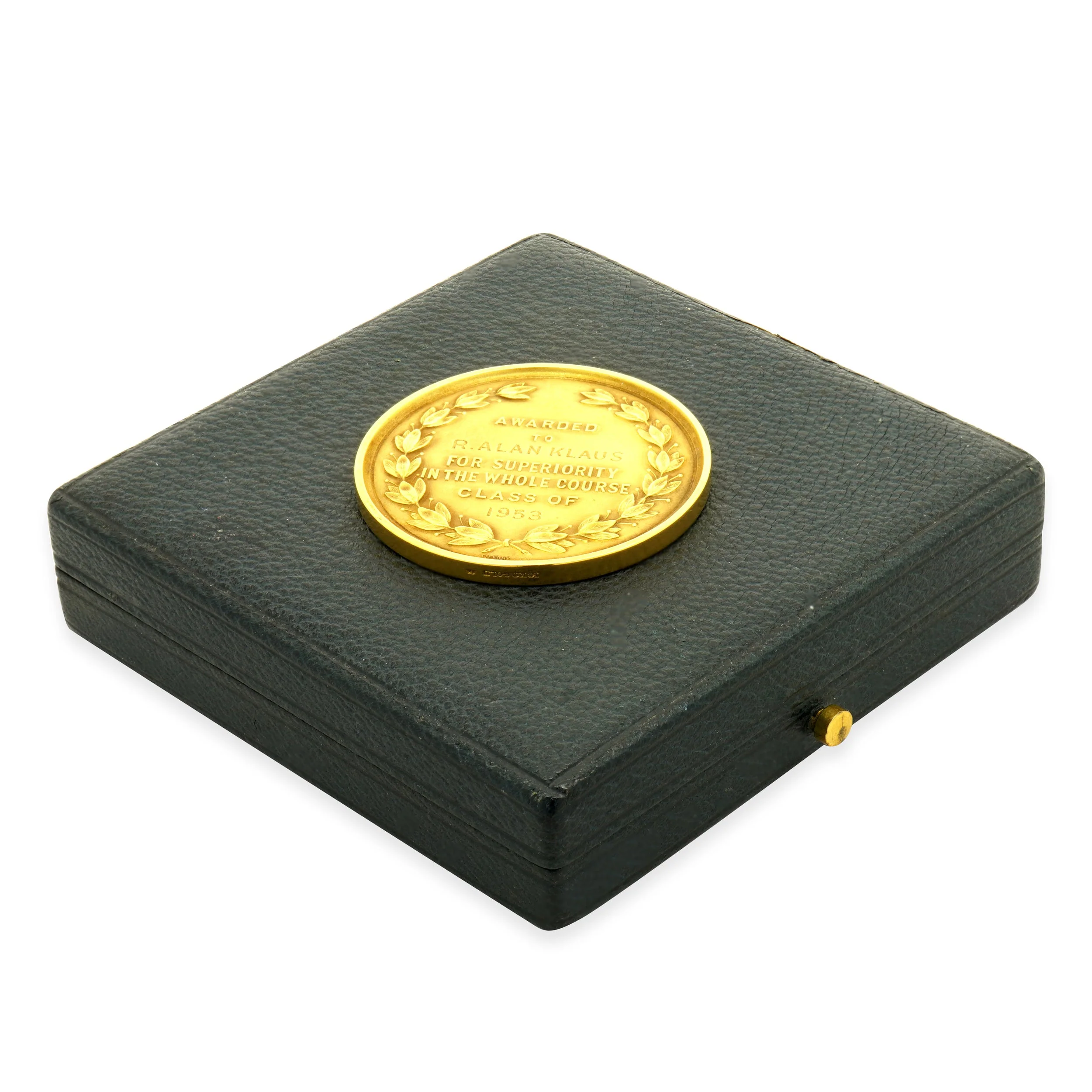 Tiffany & Co. 18 Karat Yellow Gold Heminway Medal Indian 1953 - Image 2