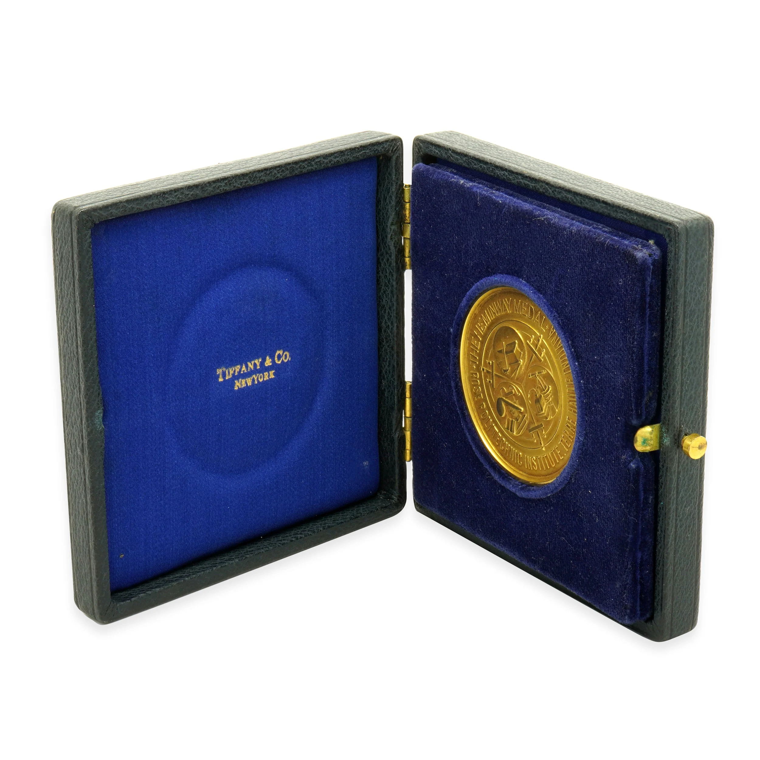 Tiffany & Co. 18 Karat Yellow Gold Heminway Medal Indian 1953 - Image 3