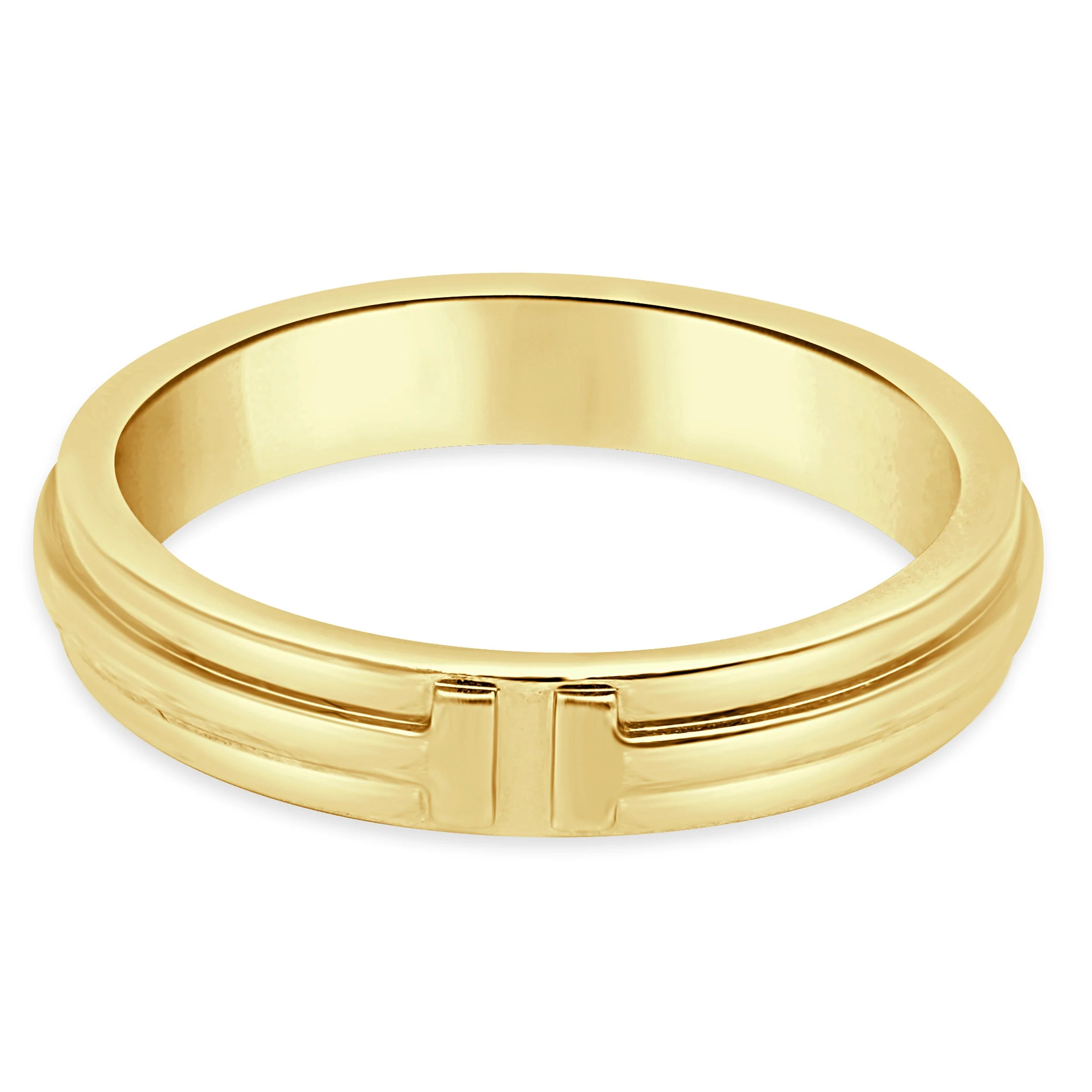 Tiffany & Co. 18 Karat Yellow Gold T Ring