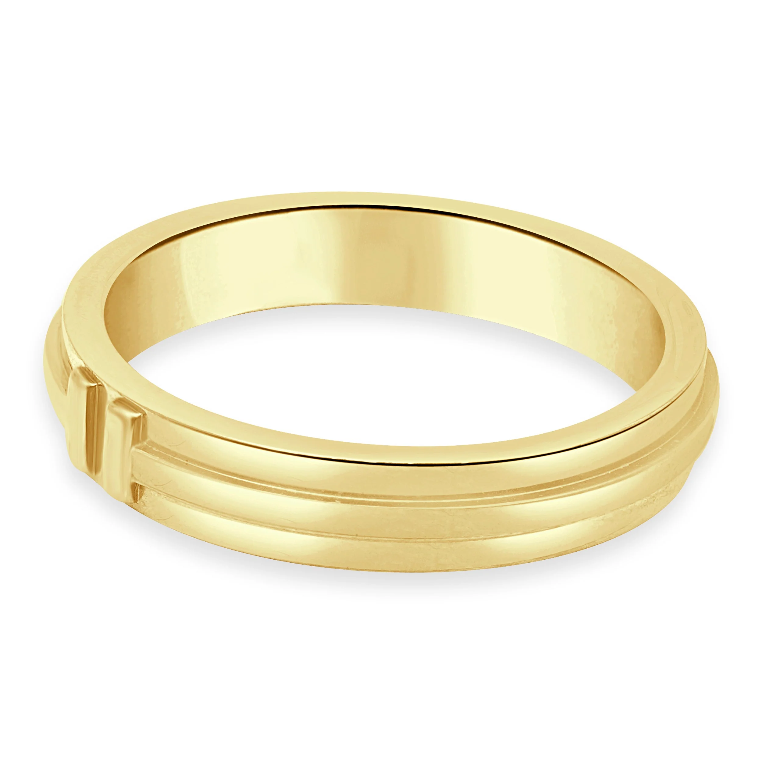 Tiffany & Co. 18 Karat Yellow Gold T Ring - Image 2