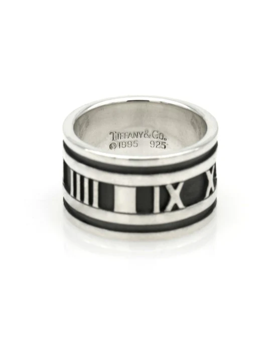 Tiffany & Co. Atlas Oxidized Band in Silver - Image 3