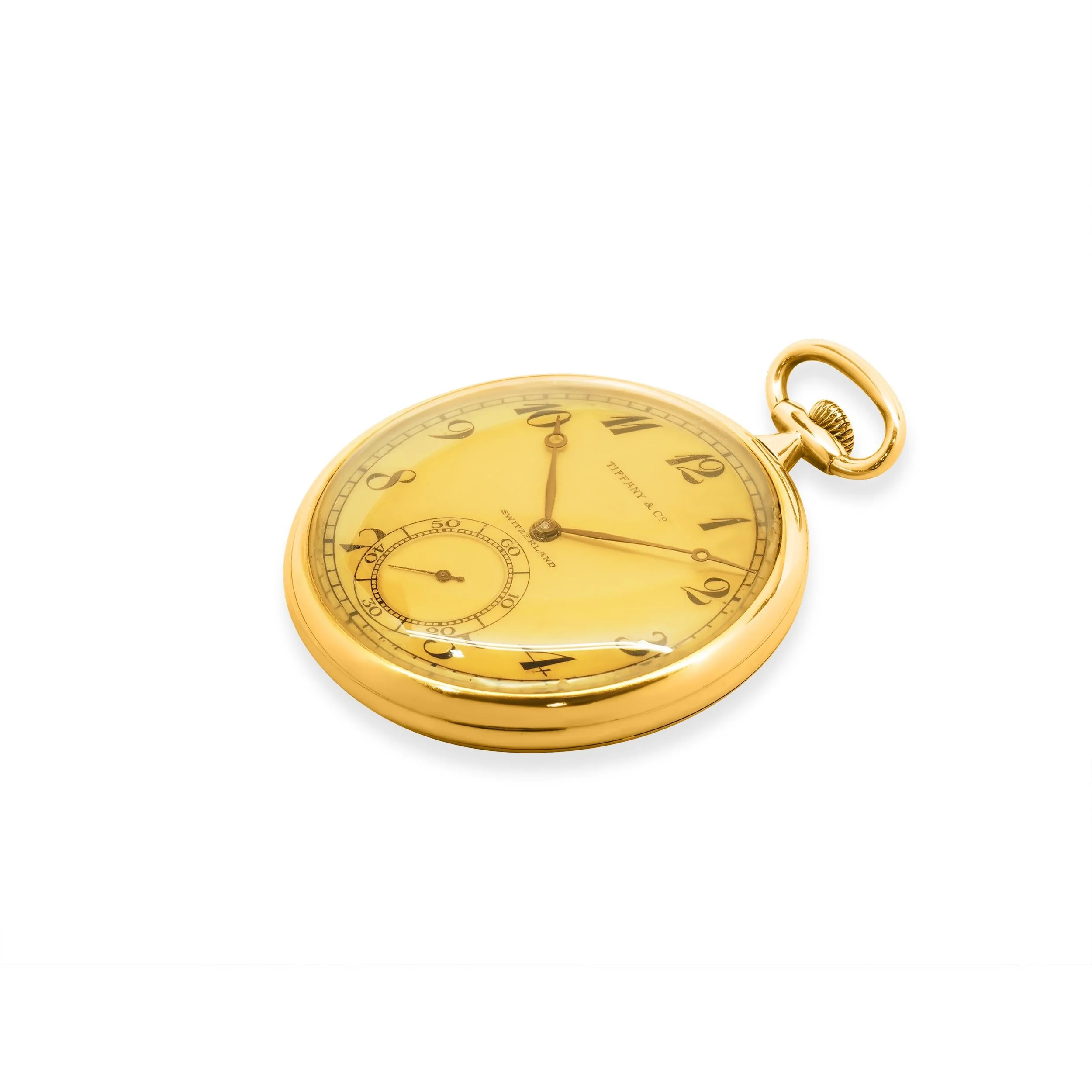 Tiffany & Co. by Agassiz 18 Karat Yellow Gold 1922 Pocket Watch - Image 2