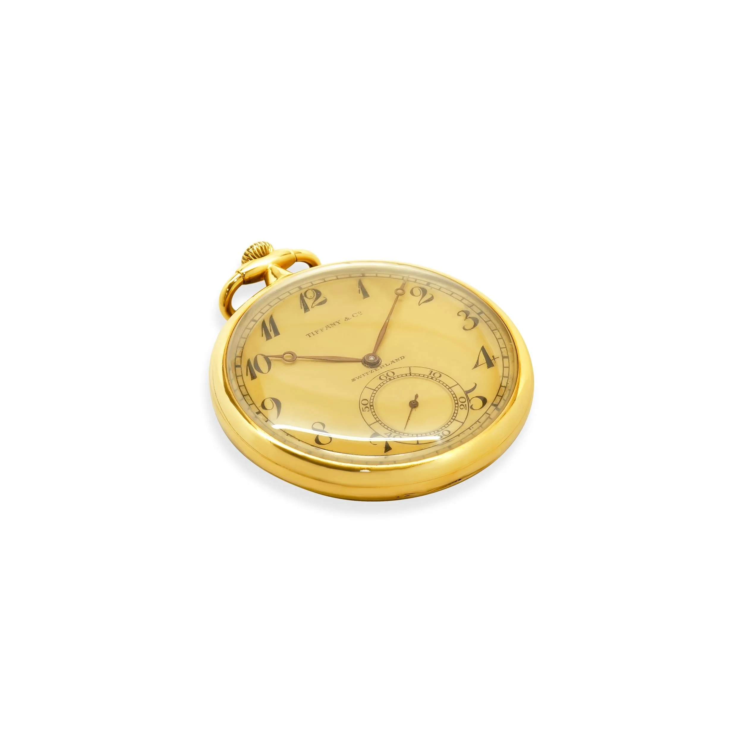 Tiffany & Co. by Agassiz 18 Karat Yellow Gold 1922 Pocket Watch - Image 3