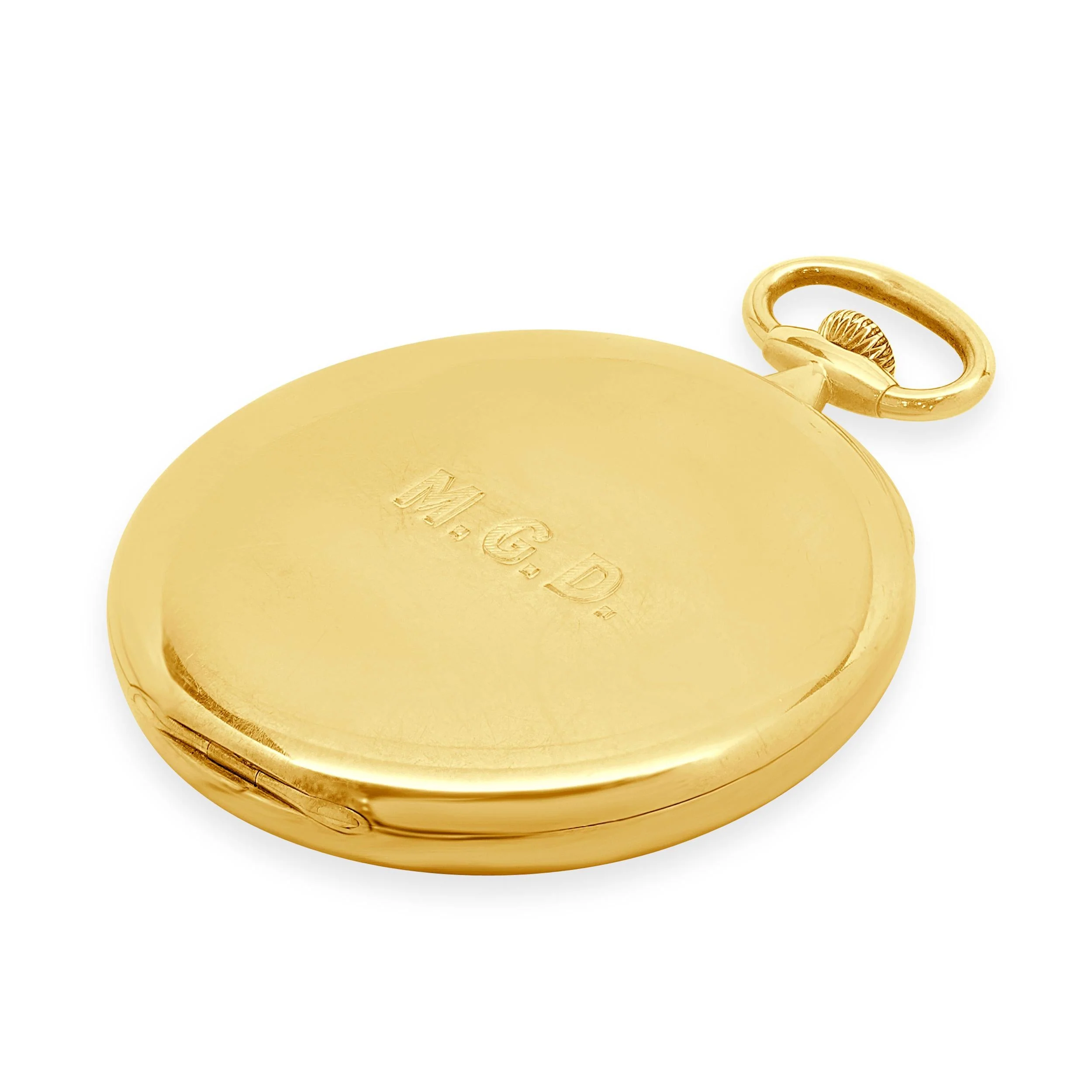 Tiffany & Co. by Agassiz 18 Karat Yellow Gold 1922 Pocket Watch - Image 4