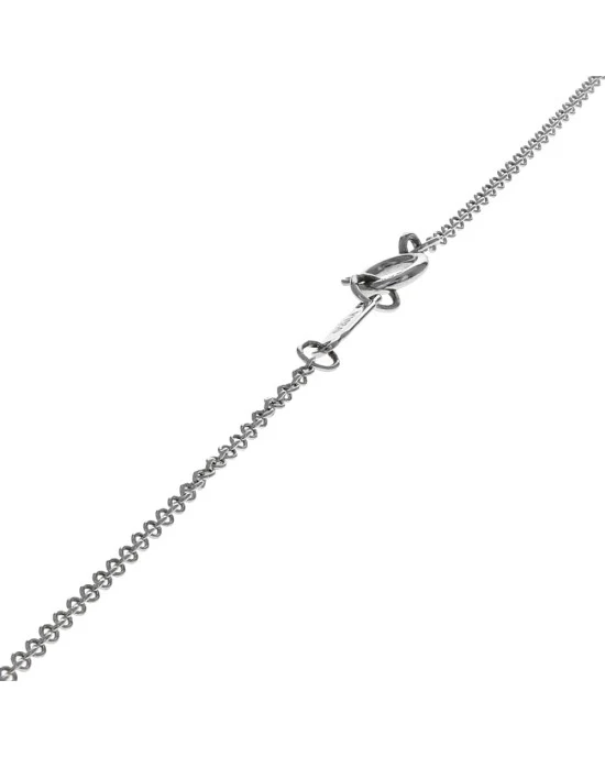 Tiffany & Co. Diamond Open Circle Pendant Necklace in Platinum - Image 2