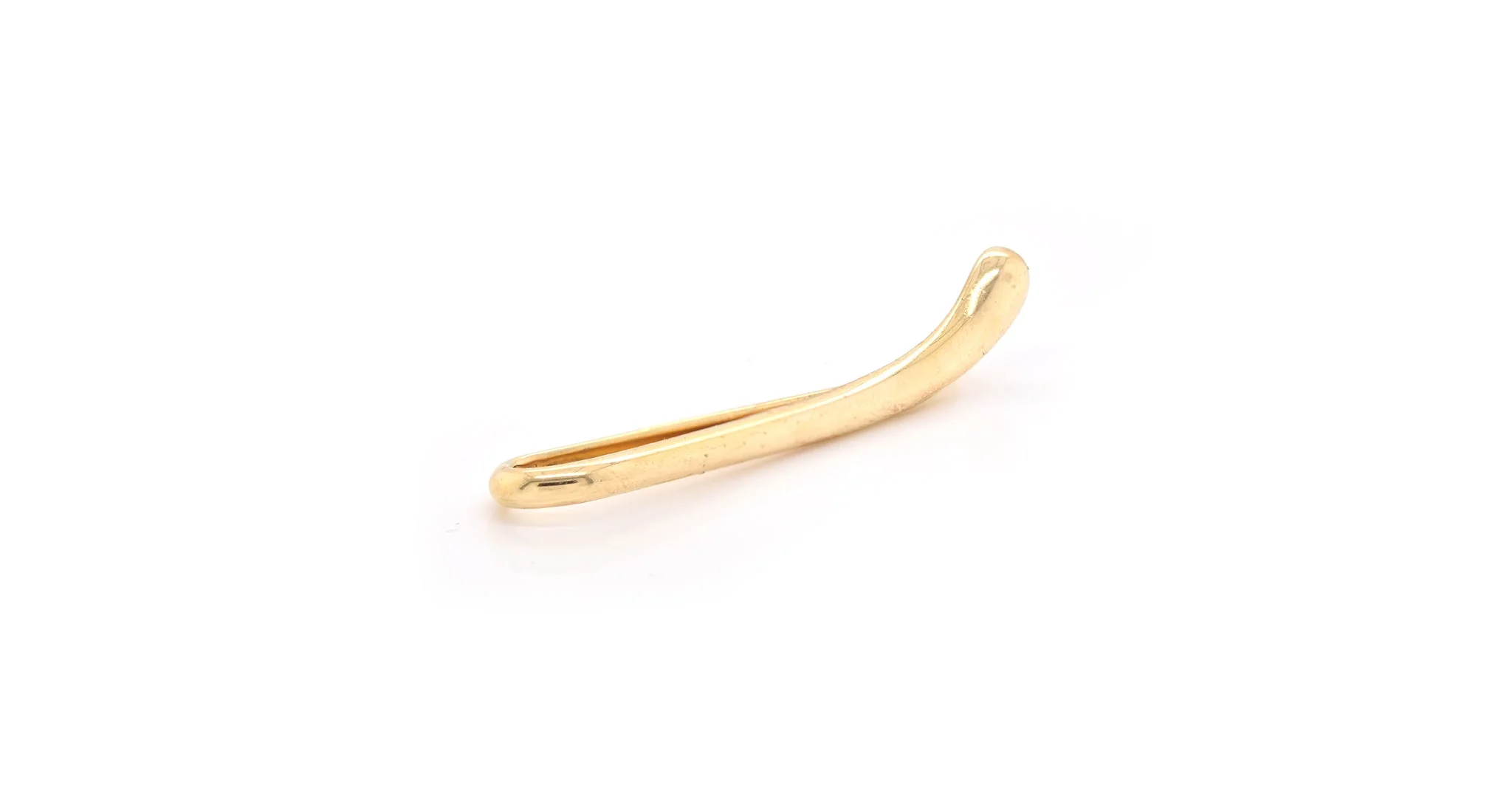 Tiffany & Co. Elsa Peretti 18 Karat Yellow Gold Teardrop Tie Clip - Image 2