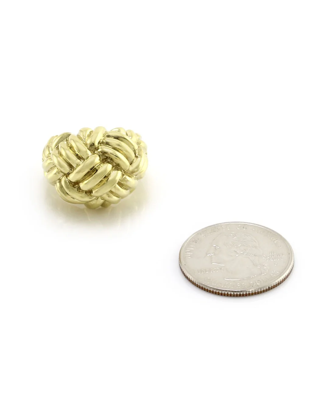 Tiffany & Co Gold Woven Knot Ring - Image 7