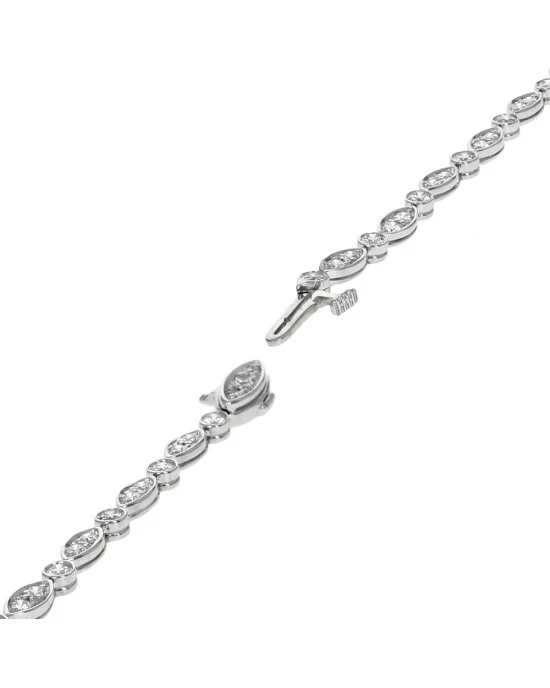 Tiffany & Co. Jazz Collection Diamond Inline Bracelet - Image 2