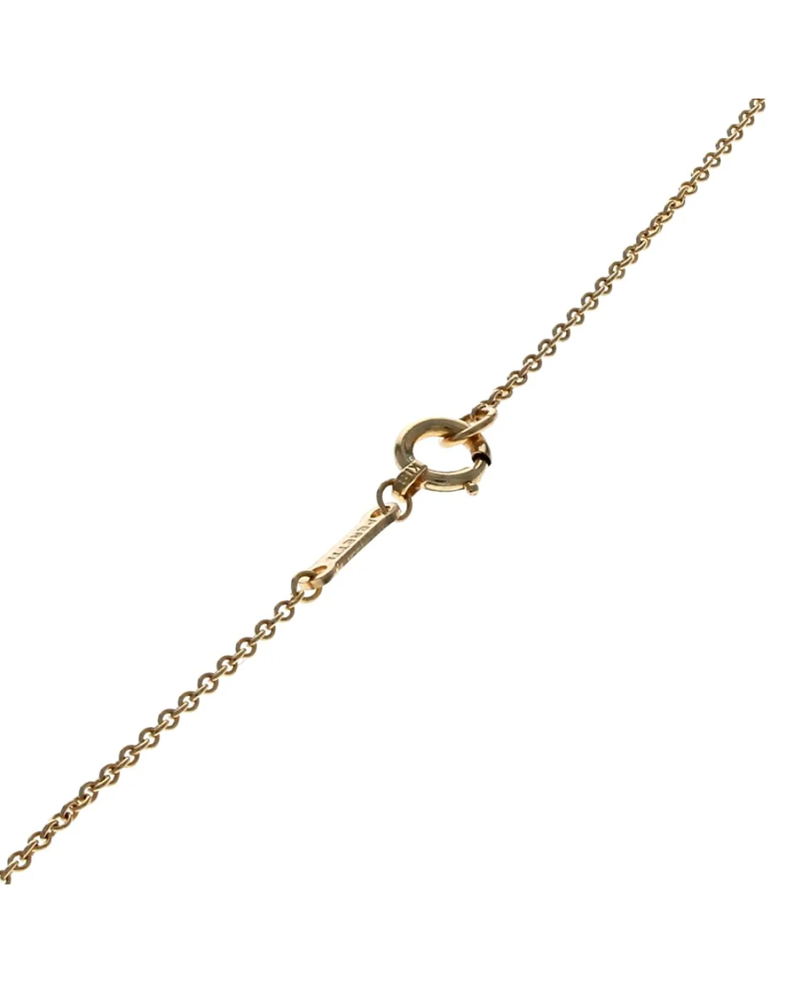 Tiffany & Co. Mother of Pearl Lily of the Valley Drop Necklace - Image 2
