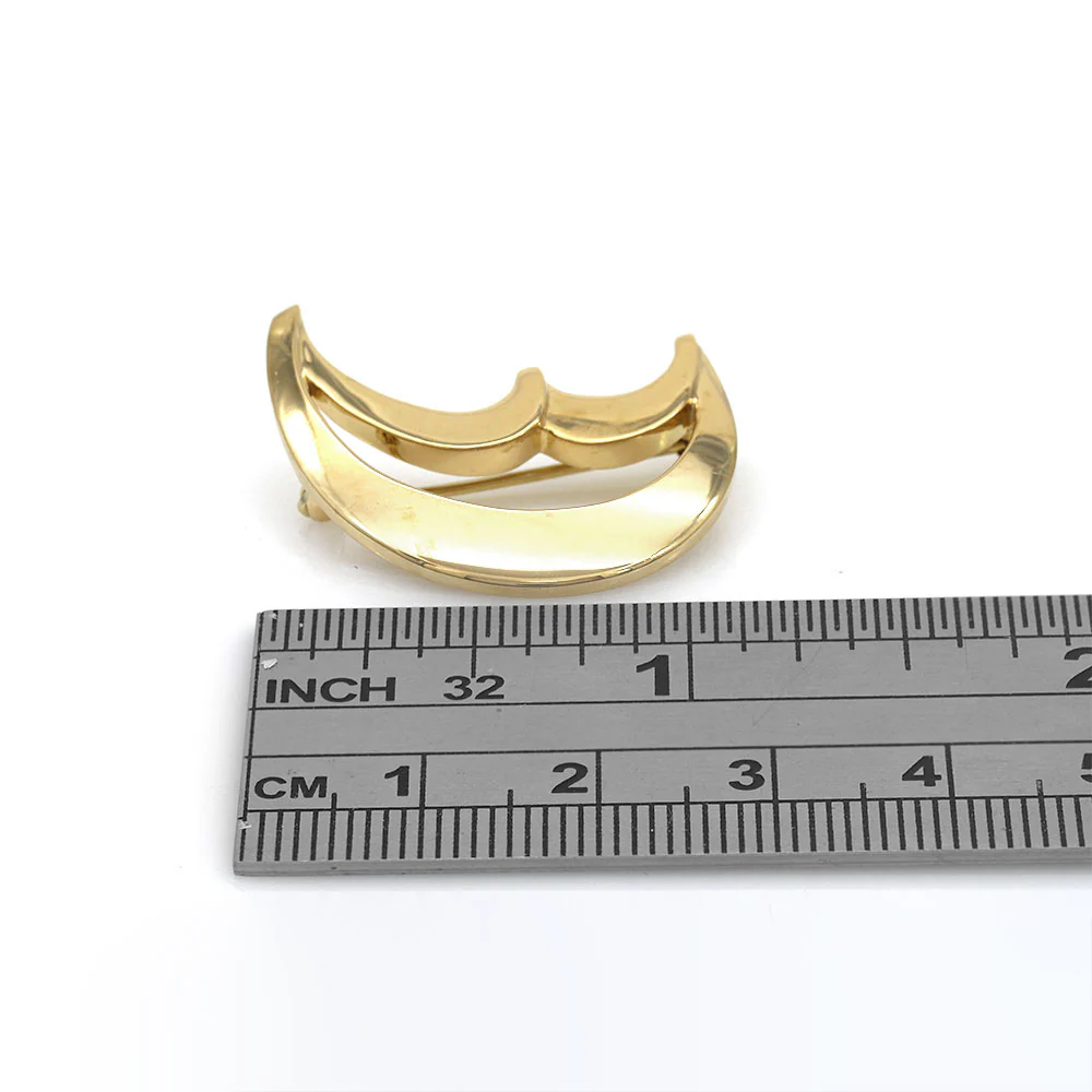 Tiffany & Co. Paloma Picasso Vintage Crescent Moon Brooch - Image 3