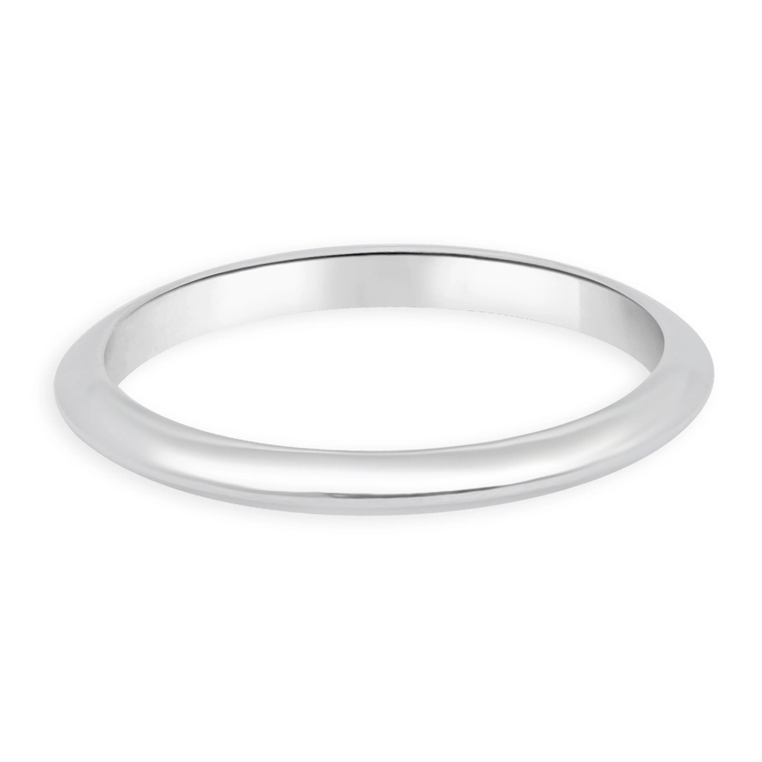 Tiffany & Co. Platinum 1.9mm Knife Edge Band