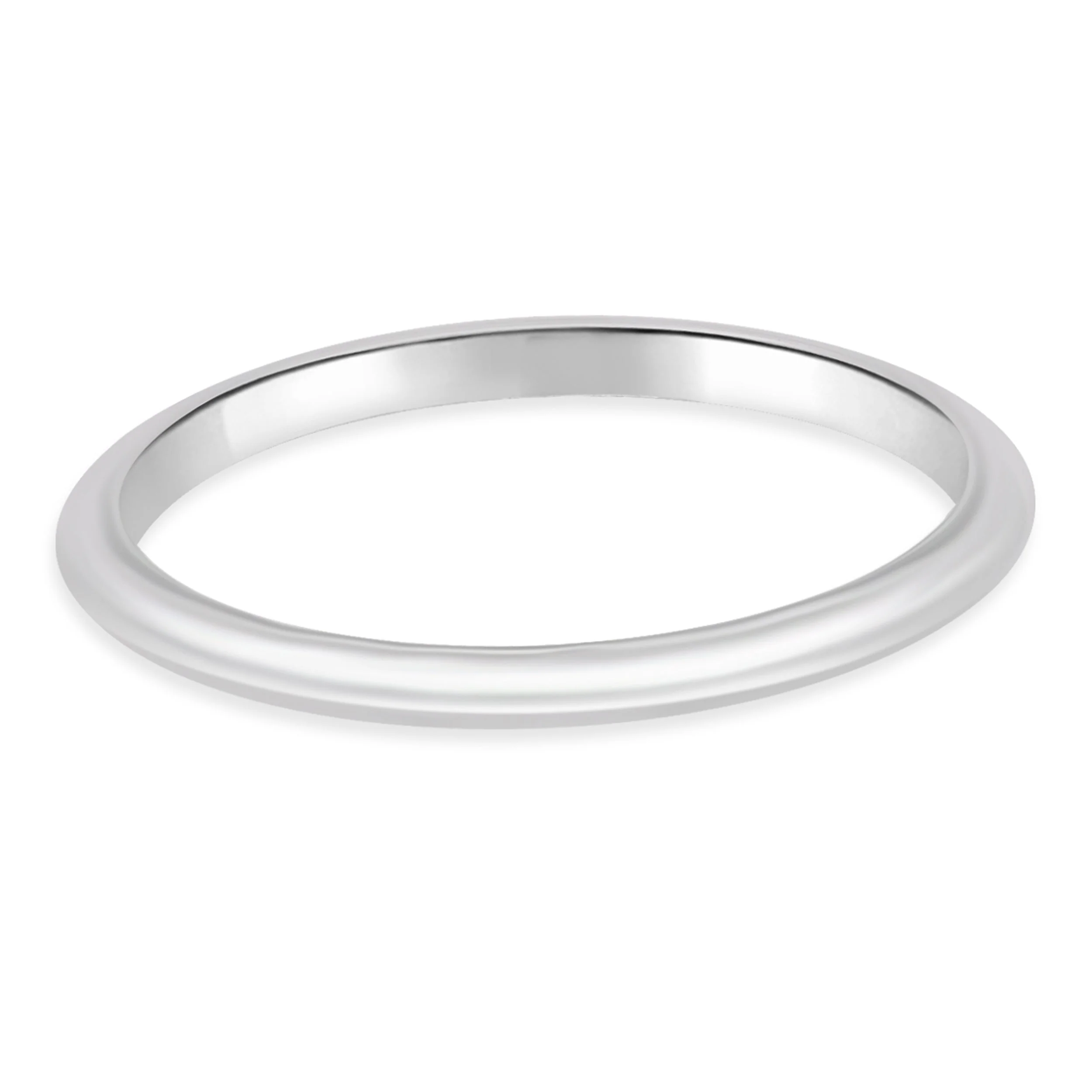 Tiffany & Co. Platinum 1.9mm Knife Edge Band - Image 3