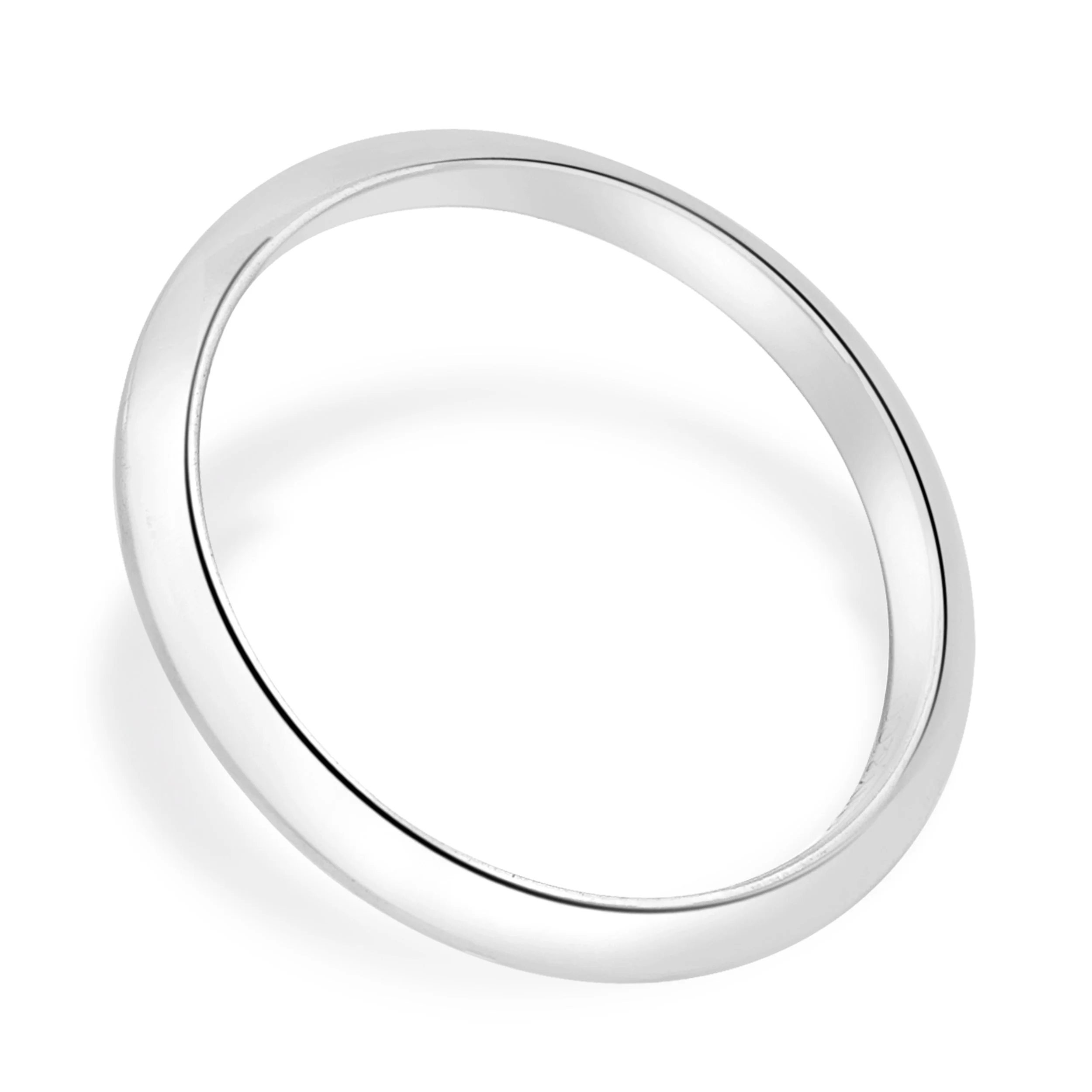 Tiffany & Co. Platinum 1.9mm Knife Edge Band - Image 4