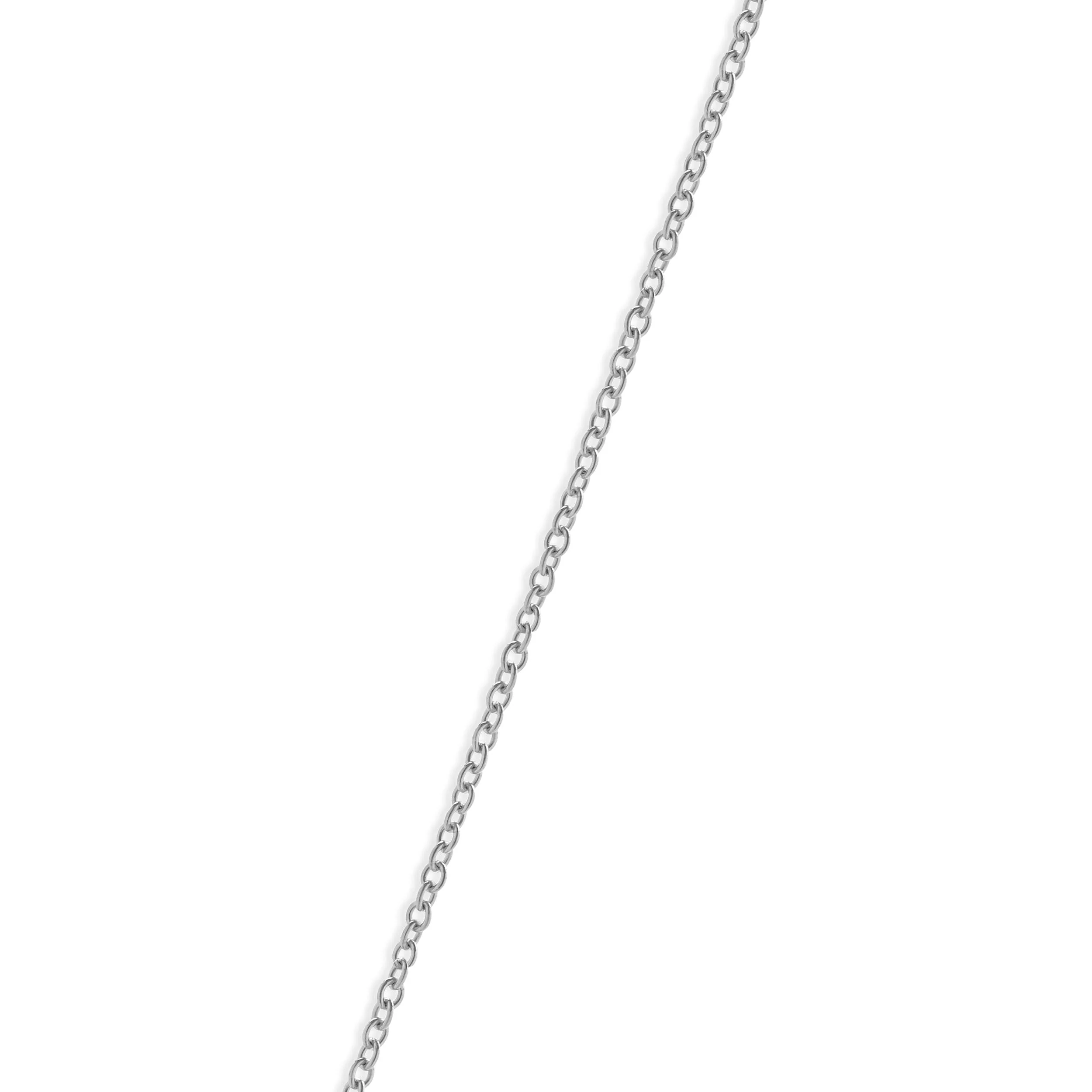Tiffany & Co. Platinum Diamond Solitaire Necklace - Image 3