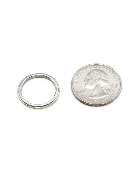Tiffany & Co. Platinum Wedding Band - Image 3