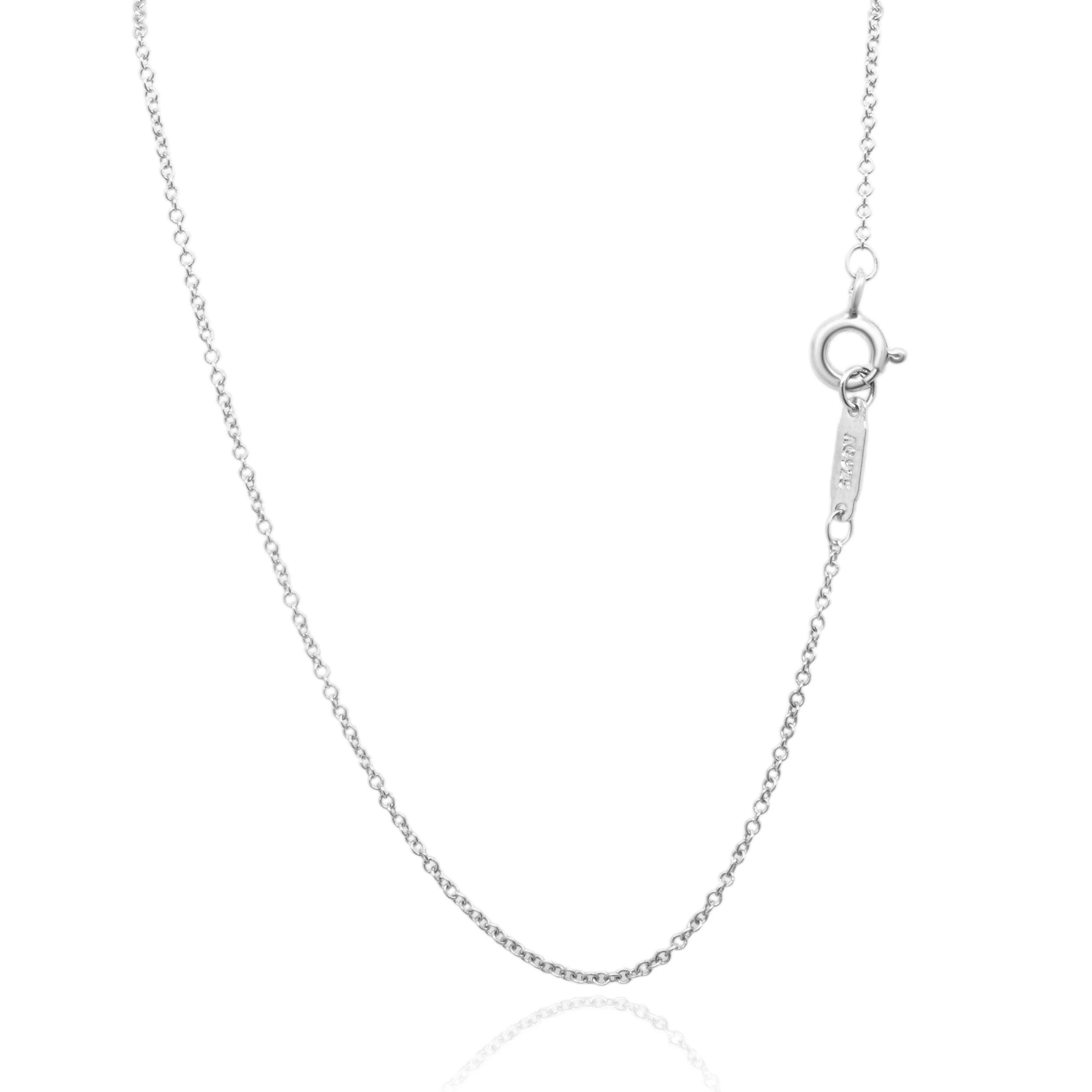 Tiffany & Co. Sterling Silver 1837 Open Circle Necklace - Image 2