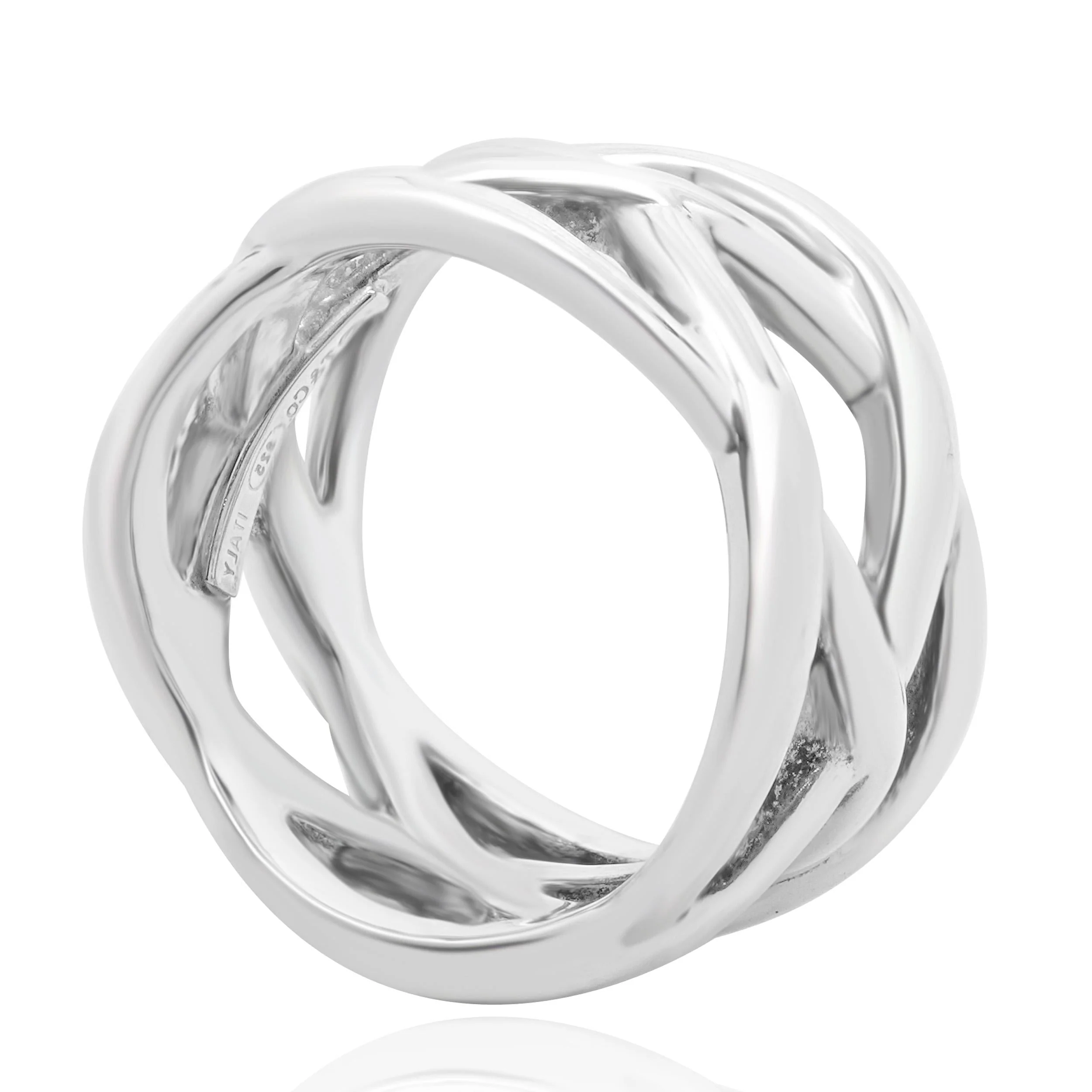 Tiffany & Co. Sterling Silver Celtic Knot Ring - Image 3