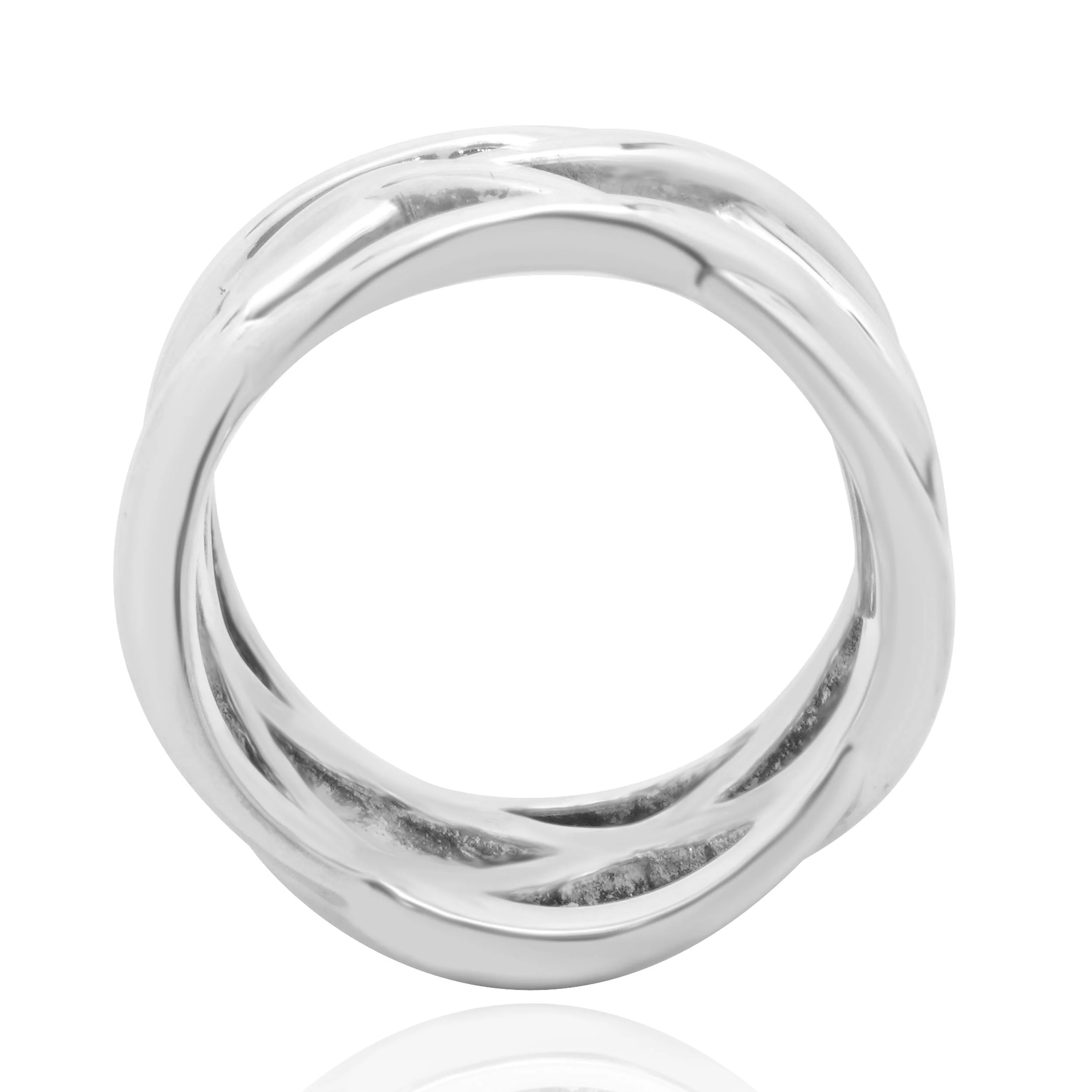Tiffany & Co. Sterling Silver Celtic Knot Ring - Image 4
