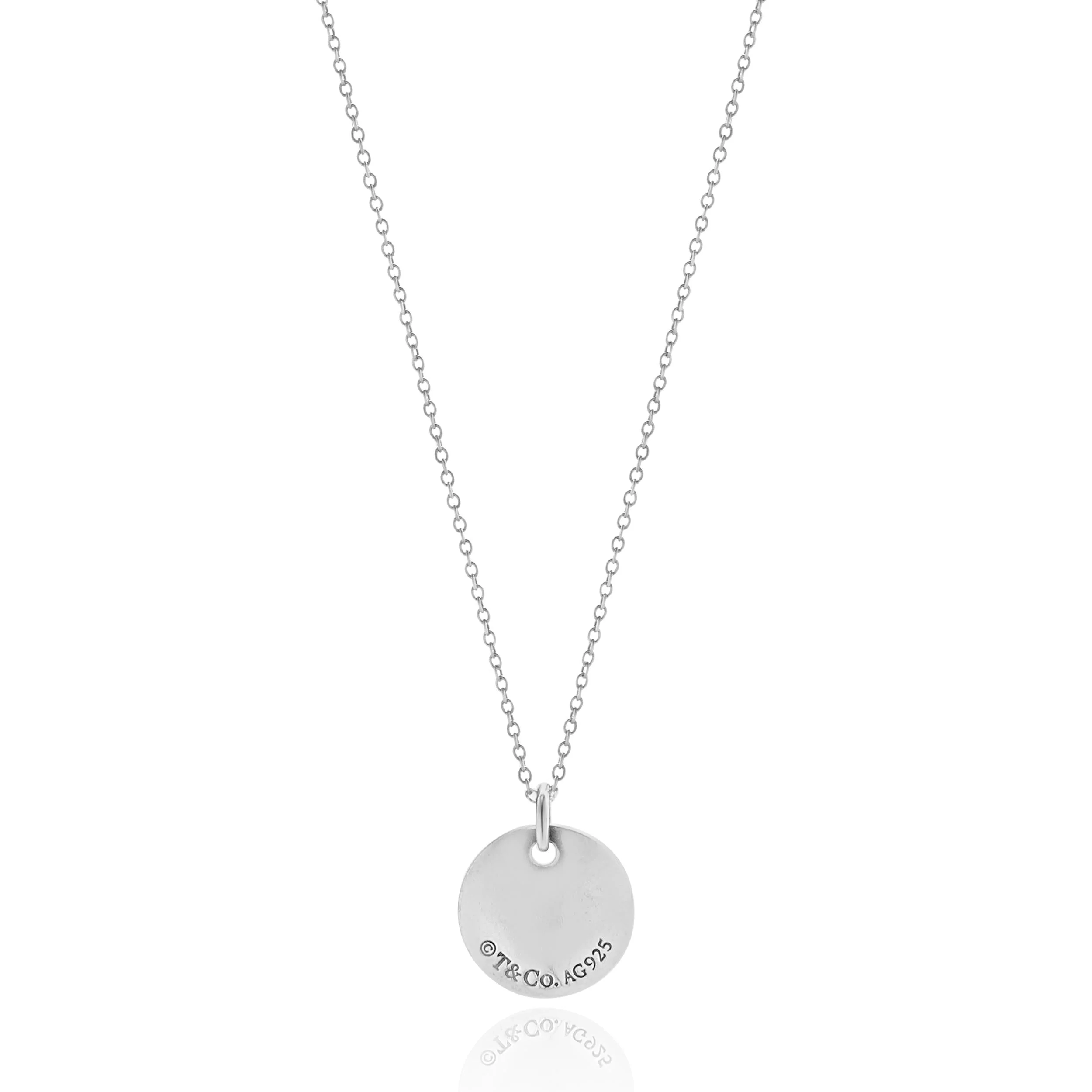 Tiffany & Co. Sterling Silver Disc Necklace - Image 2
