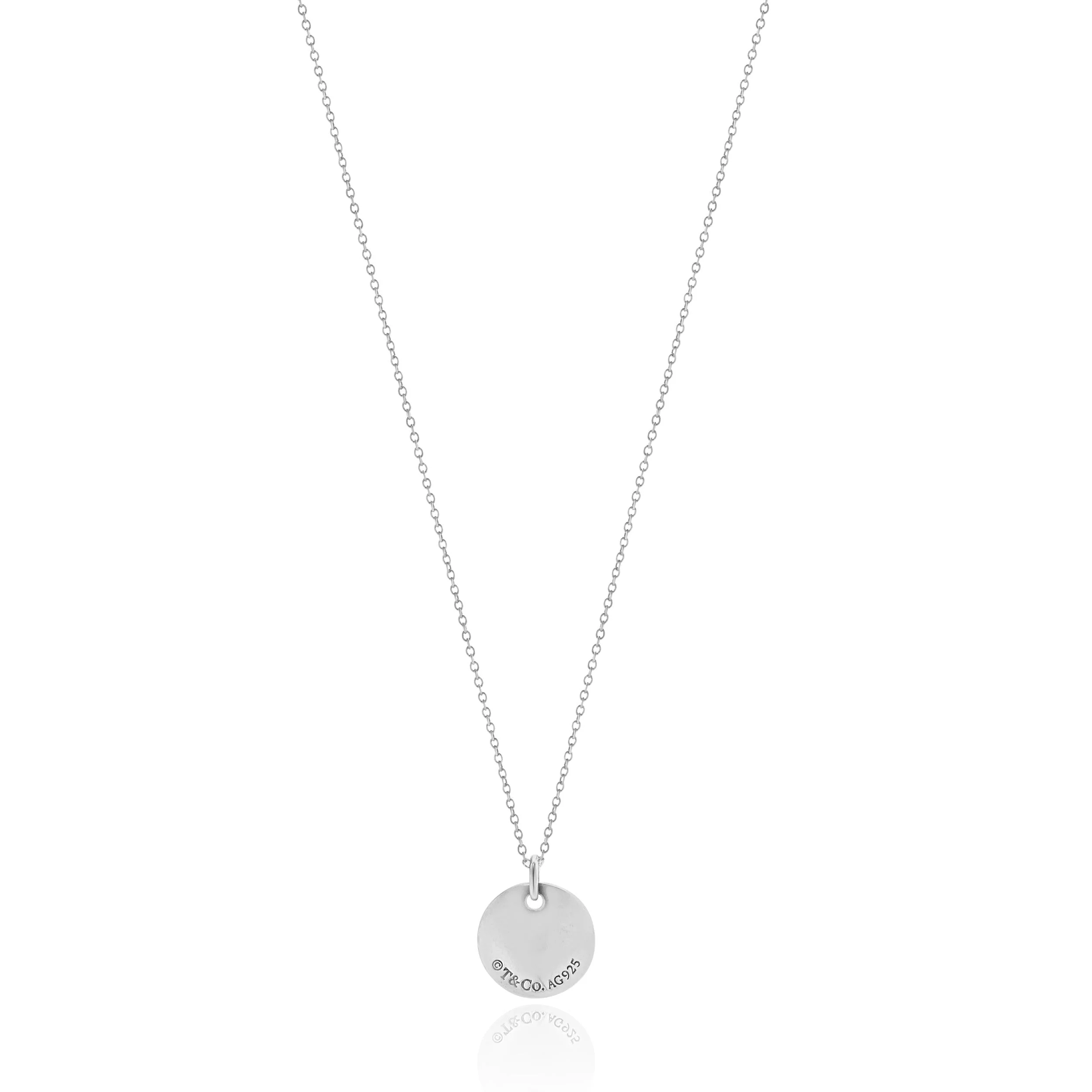 Tiffany & Co. Sterling Silver Disc Necklace - Image 3