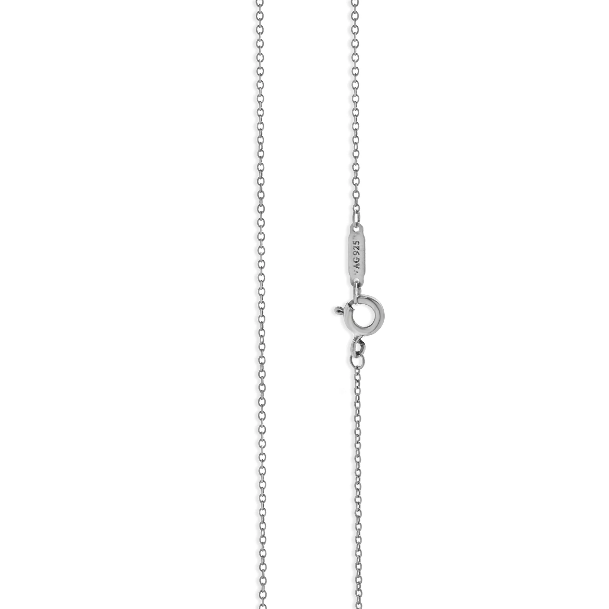 Tiffany & Co. Sterling Silver Disc Necklace - Image 4