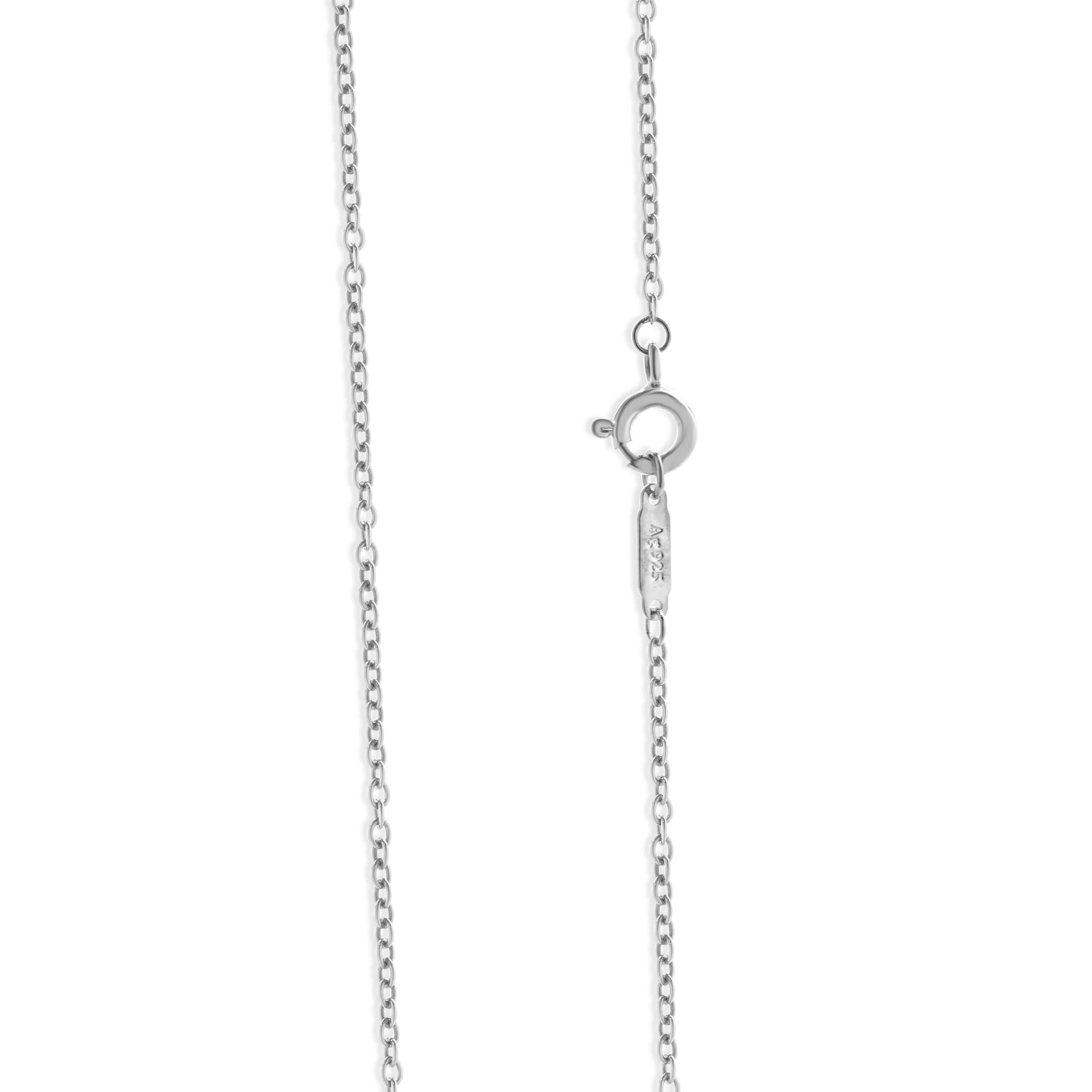 Tiffany & Co. Sterling Silver Open Heart Key Necklace - Image 3