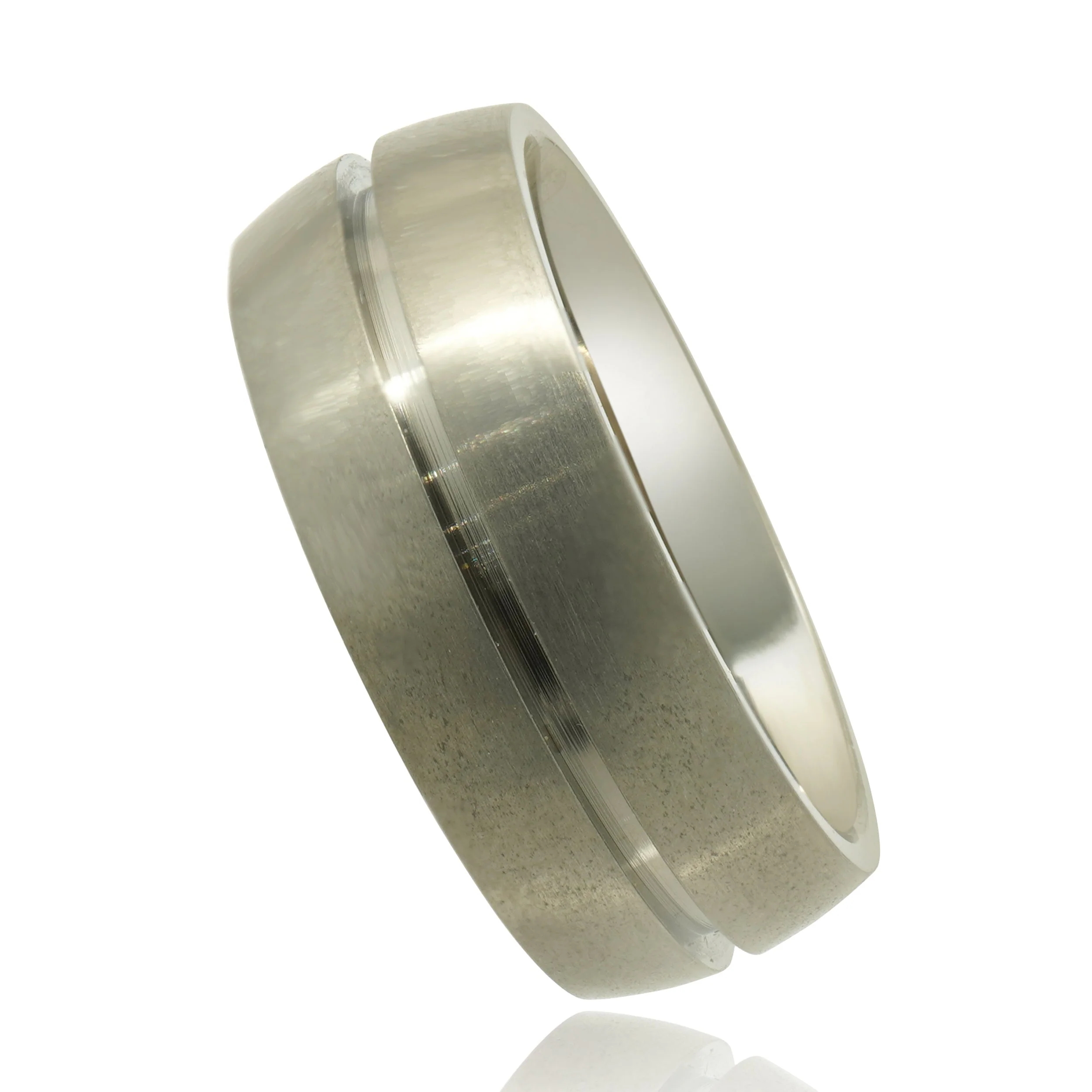 Titanium 8.10MM Matte Channel Band - Image 3