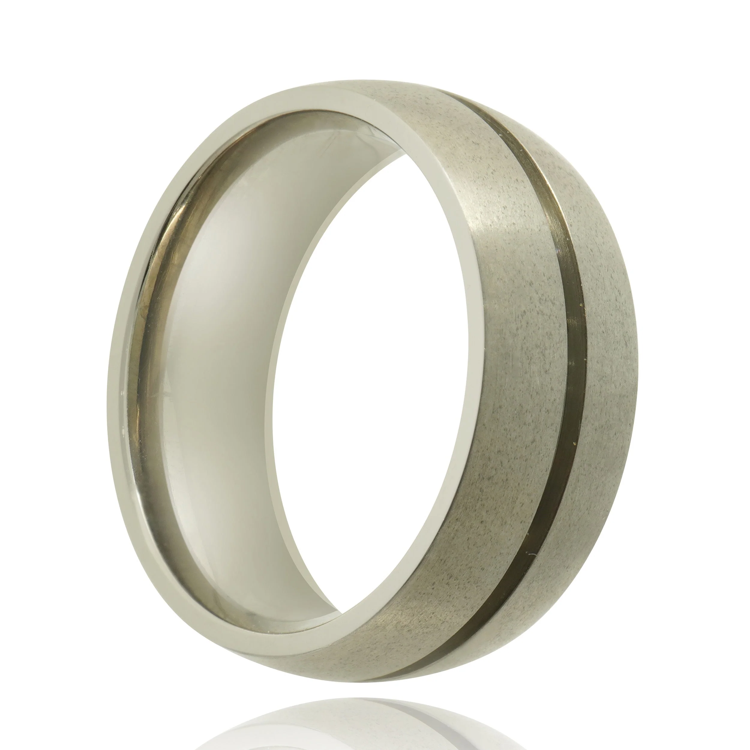 Titanium 8.10MM Matte Channel Band - Image 4