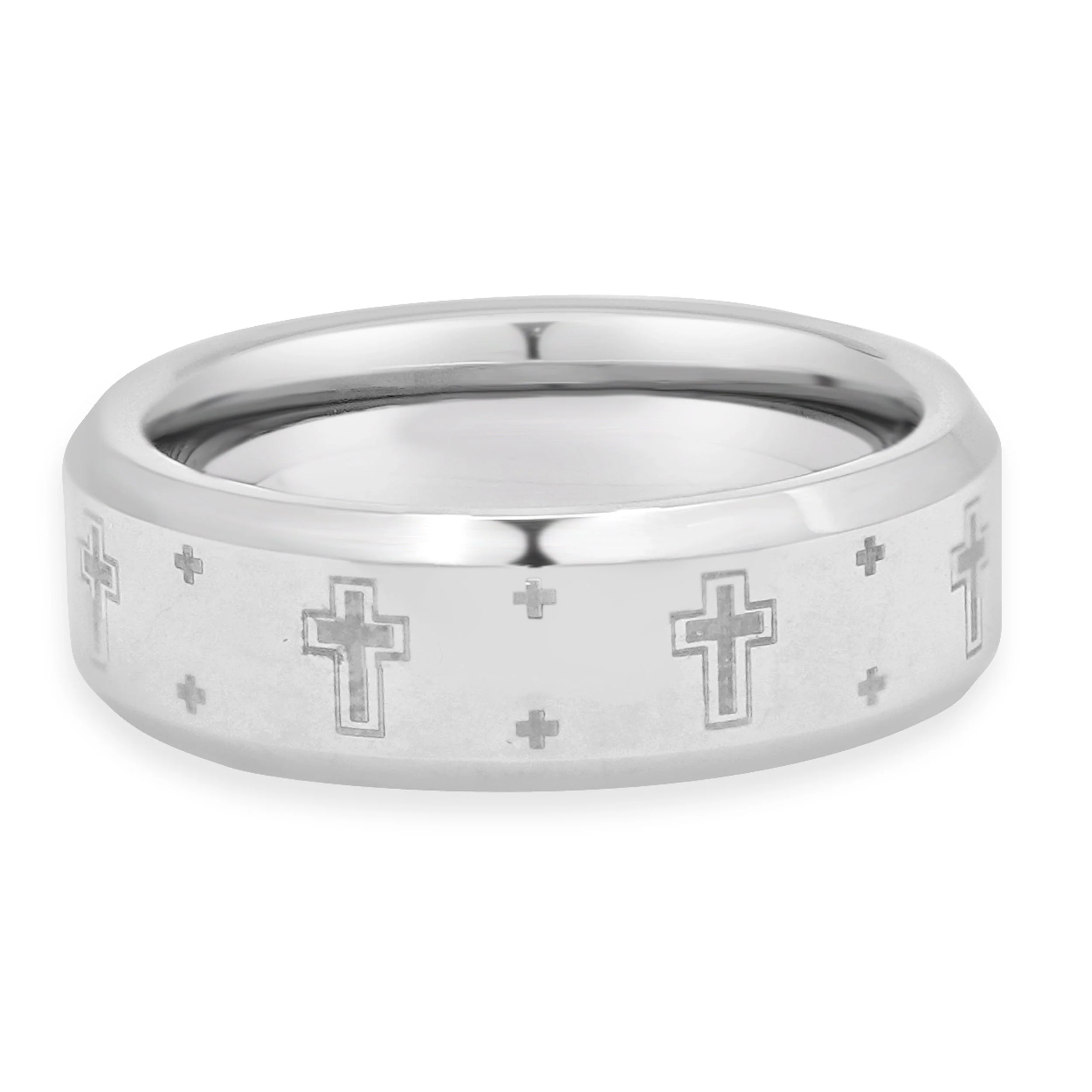 Tungsten Cross Ring