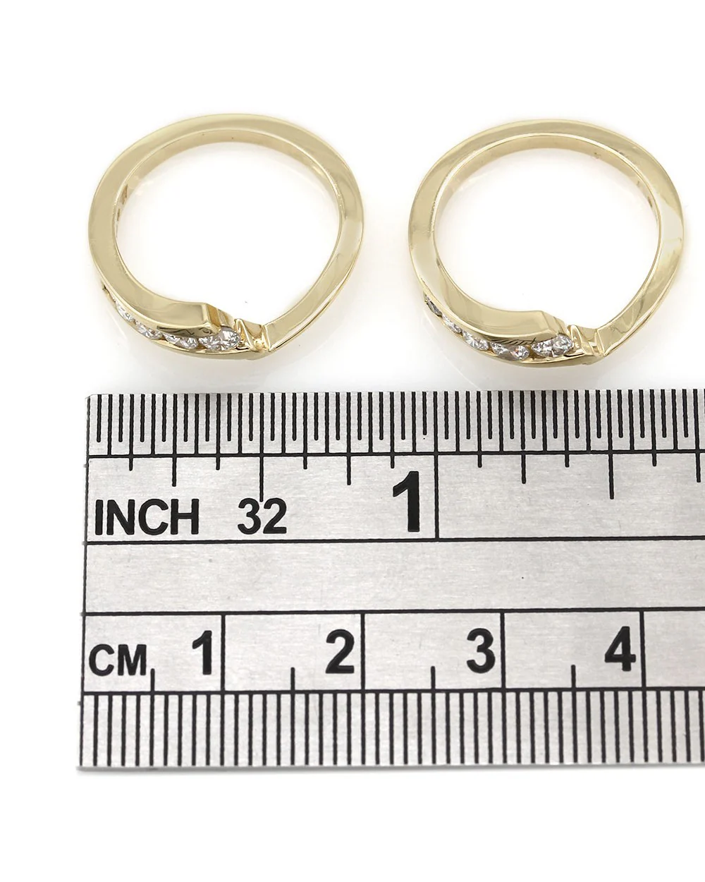 Two Piece Diamond Ring in Gold - Image 3