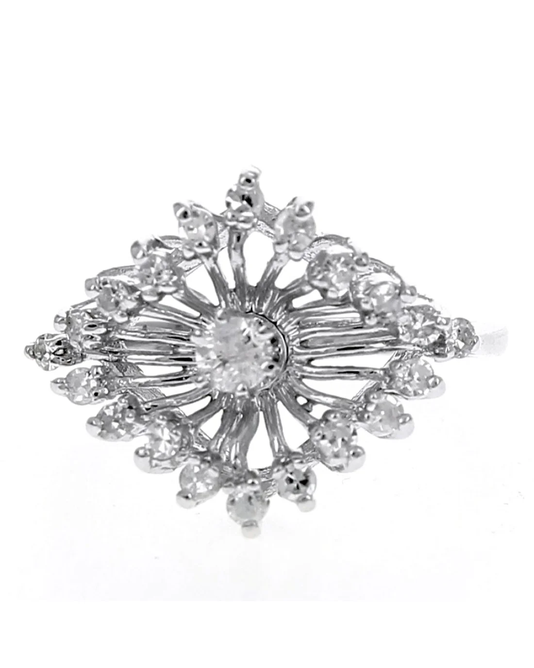 Vintage Diamond Spray Motif Ring - Image 2